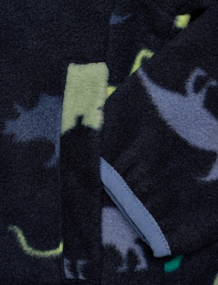 name it - NMMMEEKO FLEECE JACKET AOP2 NOOS - fleecejakker - dark sapphire - 3
