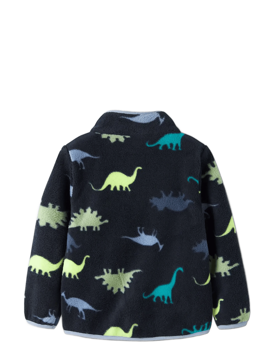 name it - NMMMEEKO FLEECE JACKET AOP2 NOOS - multino audinio striukės - dark sapphire - 1