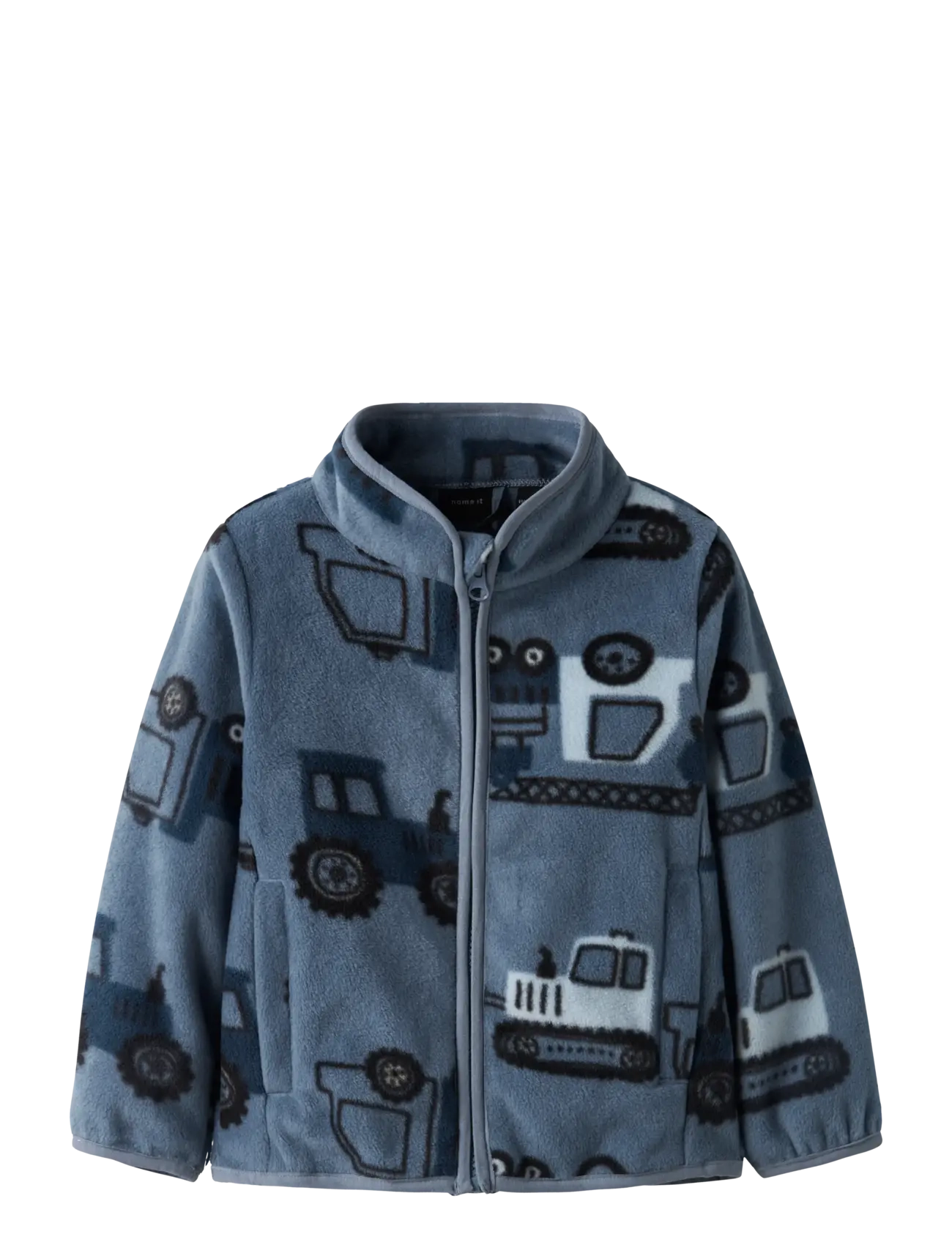 name it NMMMEEKO FLEECE JACKET AOP2 NOOS - Fleecetøj - FLINT STONE / blue