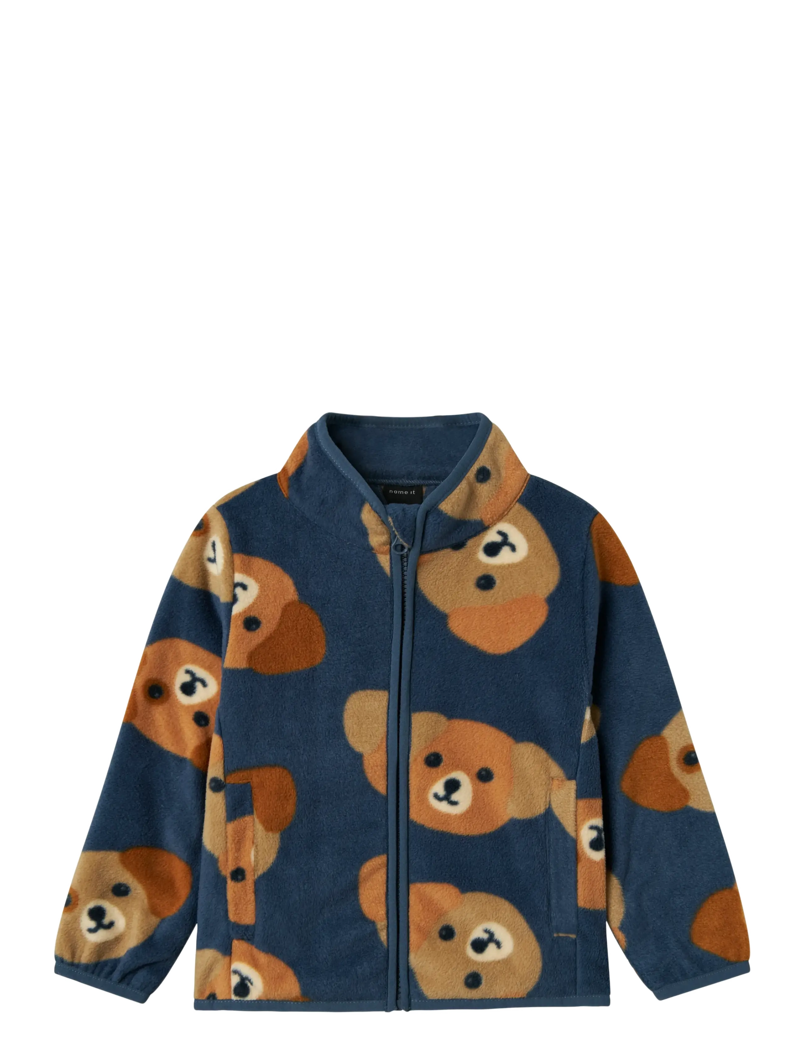 name it NMMMEEKO FLEECE JACKET AOP2 NOOS - Fleecekläder - VINTAGE INDIGO / navy