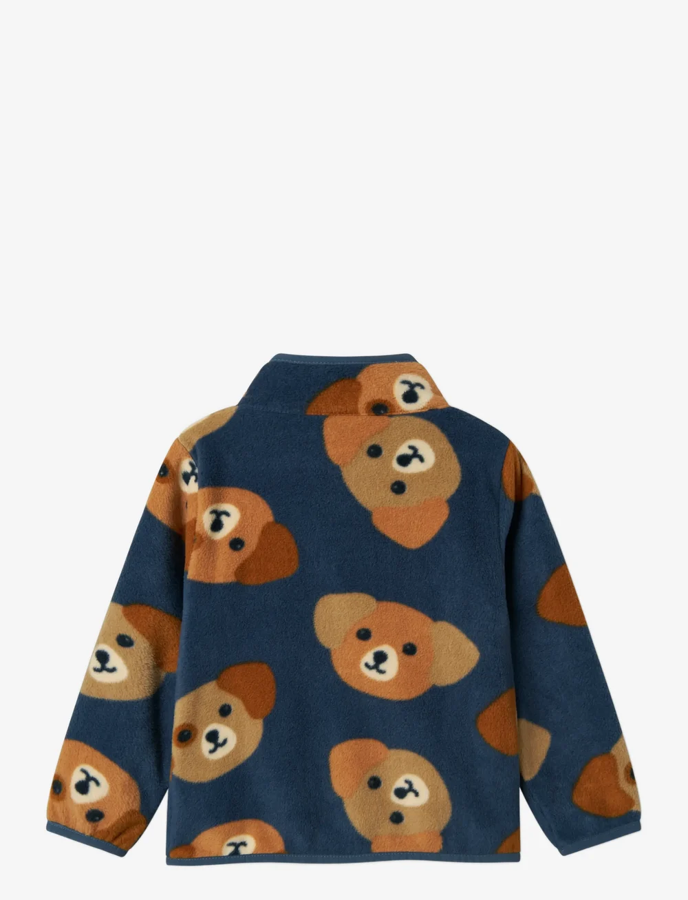 name it - NMMMEEKO FLEECE JACKET AOP2 - fleecejacken - vintage indigo - 1