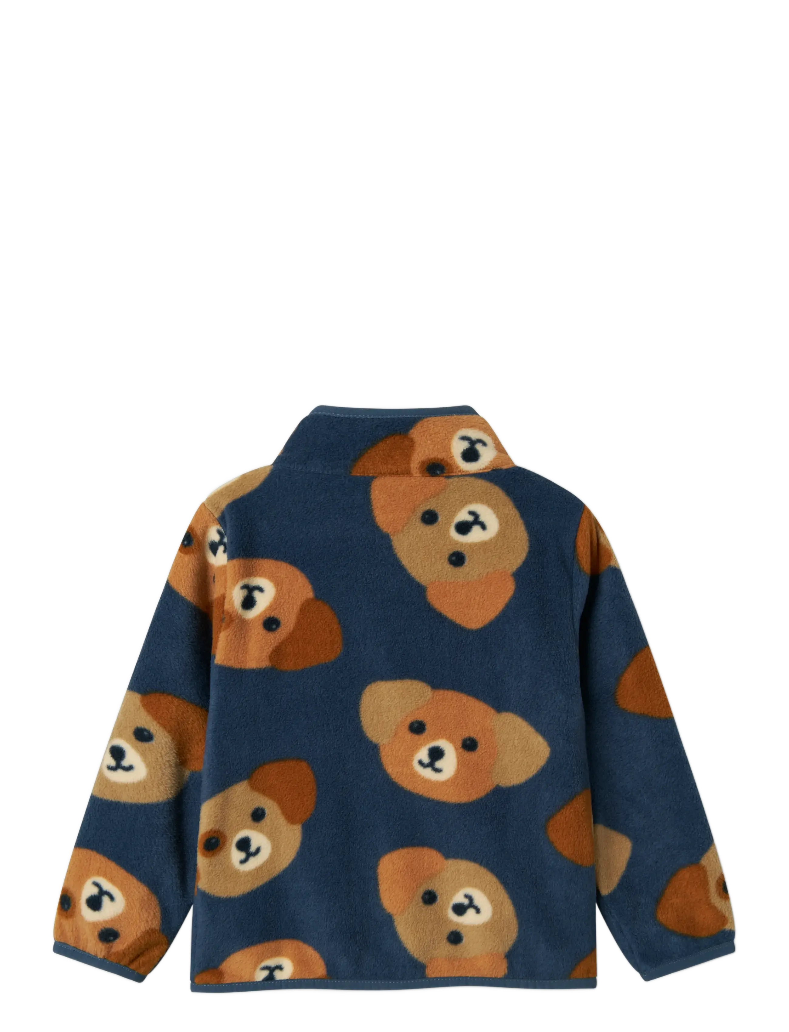 name it - NMMMEEKO FLEECE JACKET AOP2 NOOS - höstjackor - vintage indigo - 2
