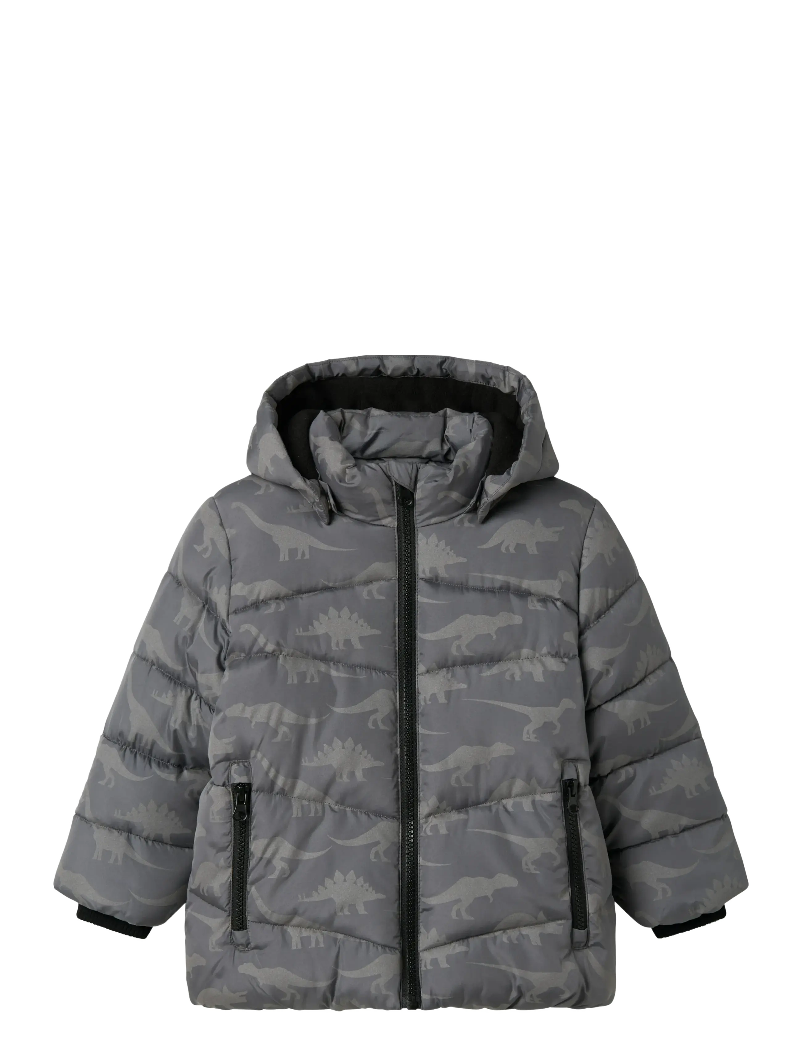 name it Nmmmosan Puffer Jacket Ref1, 80, Jackets & Coats, Grau - Padded, Kinder