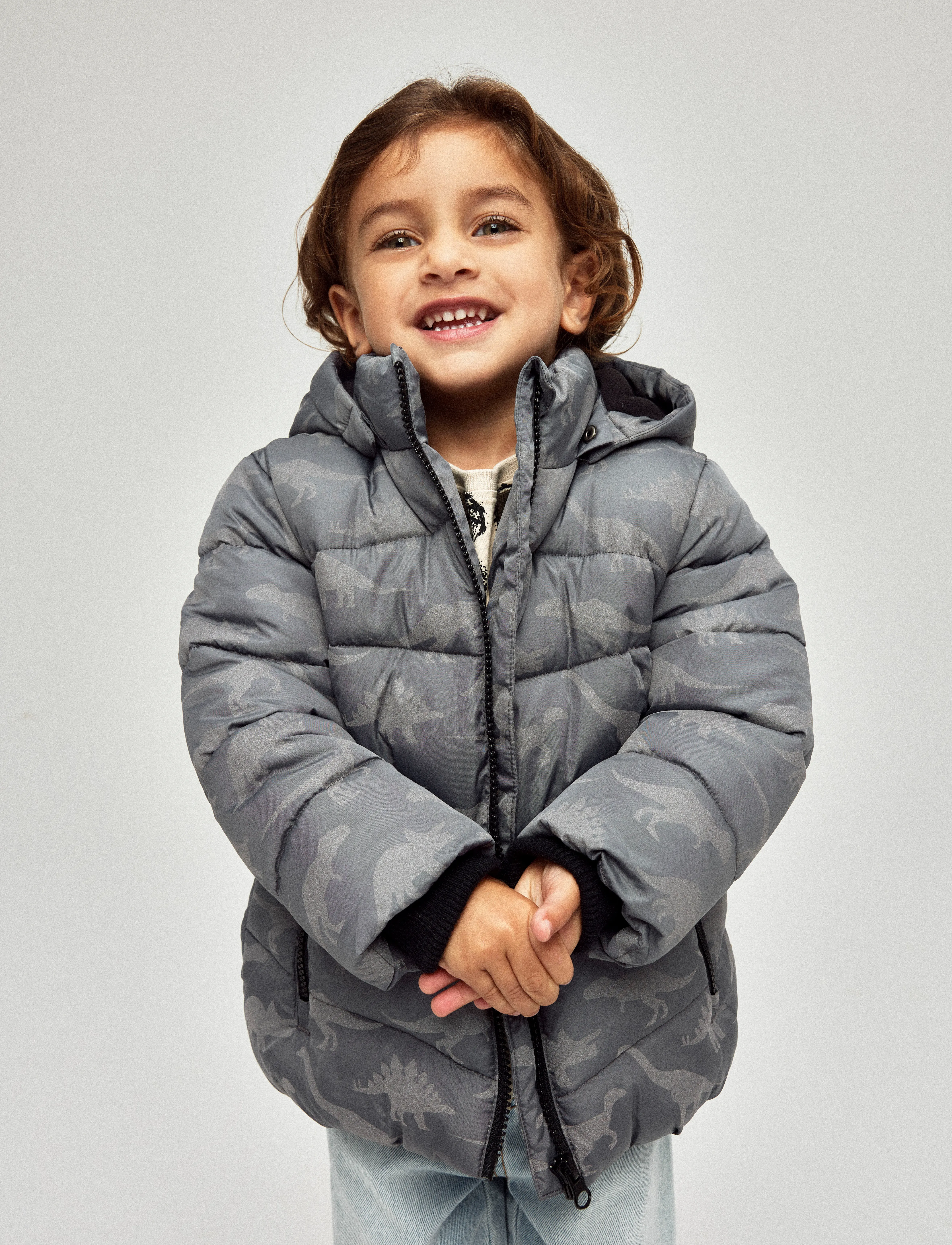name it - NMMMOSAN PUFFER JACKET REF1 - joped - poppy seed - 4