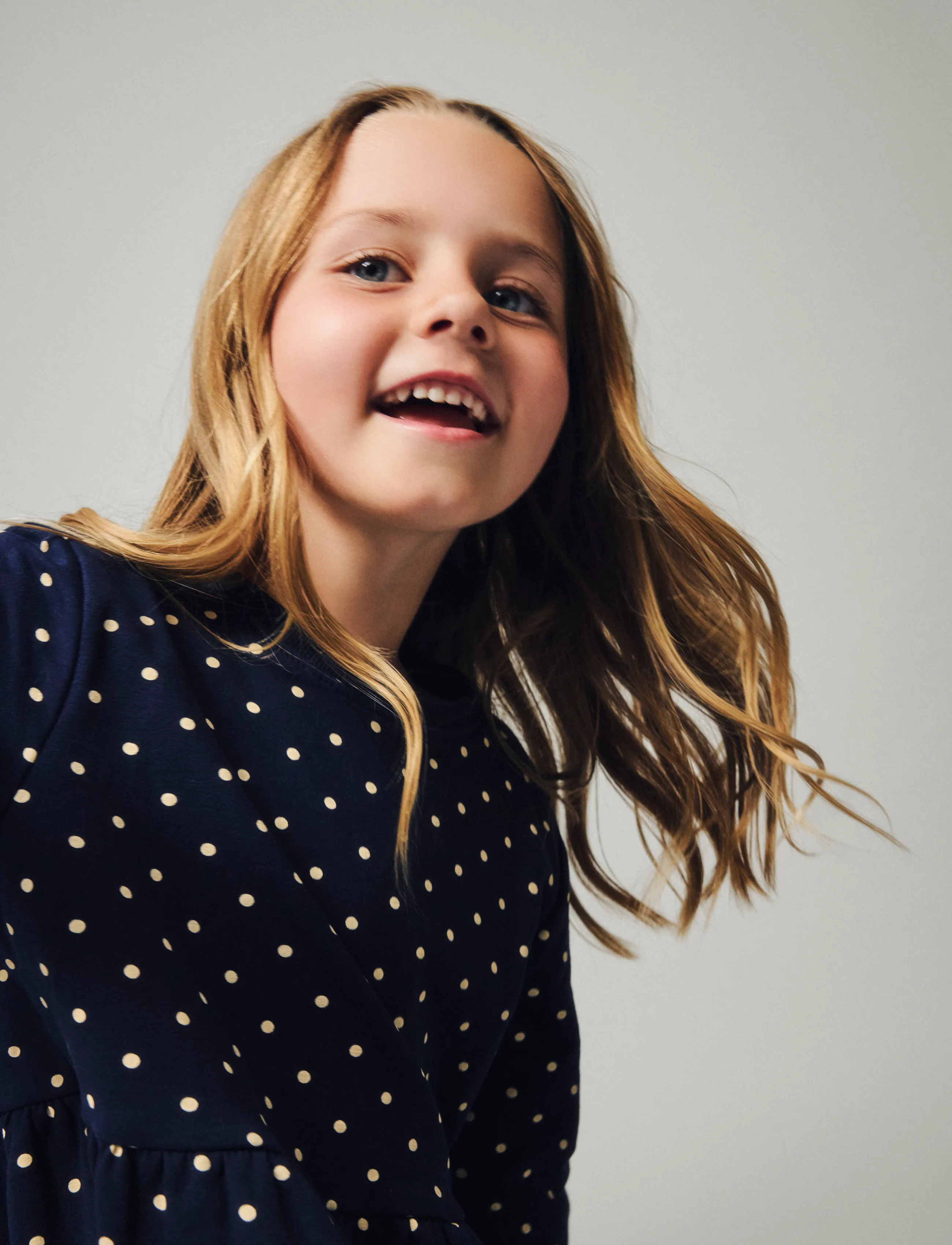 name it - NMFDAVINA LS SWEAT BRU DRESS NOOS - langærmede hverdagskjoler - dark sapphire - 4