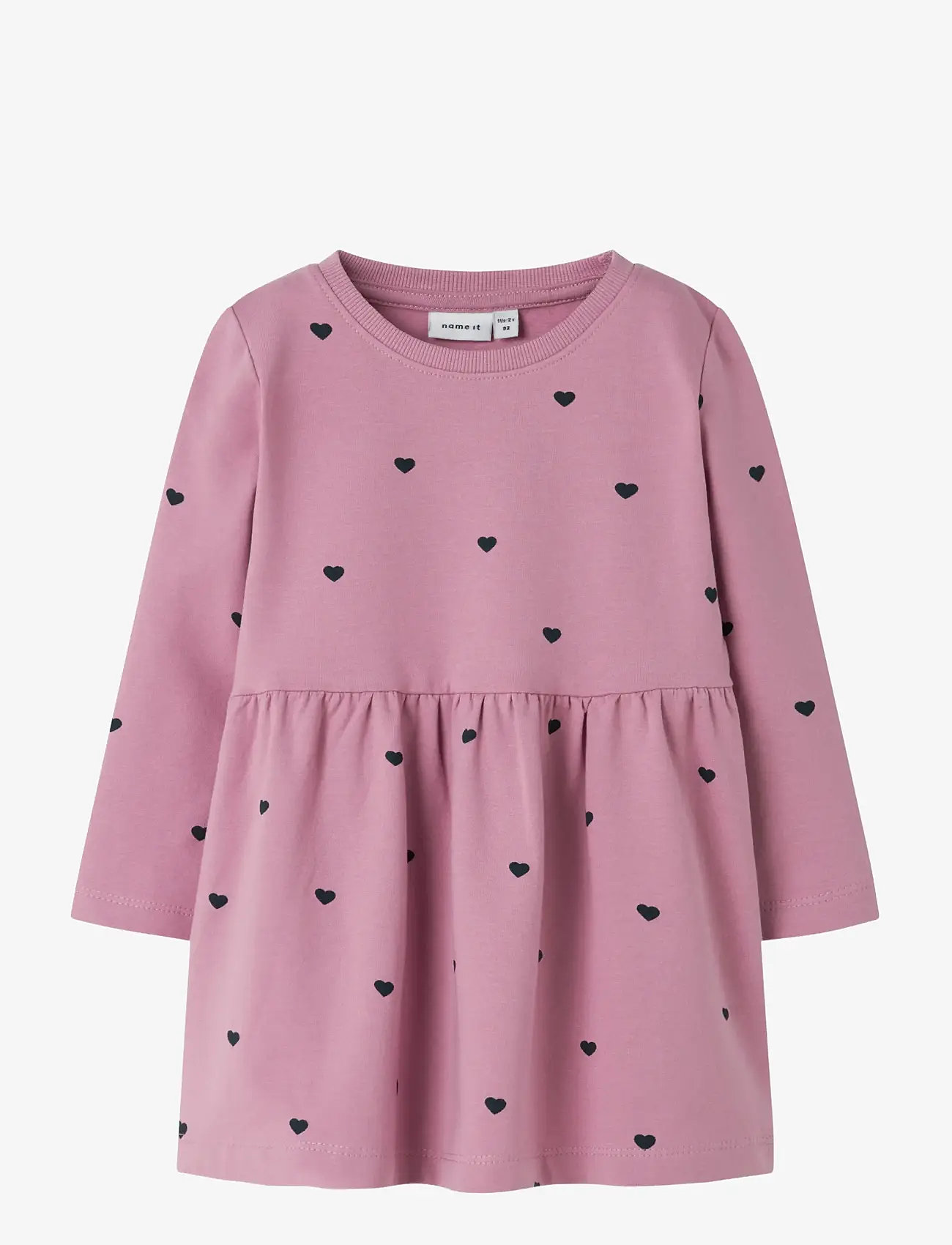 name it - NMFDAVINA LS SWEAT BRU DRESS NOOS - langærmede babykjoler - mauve orchid - 0