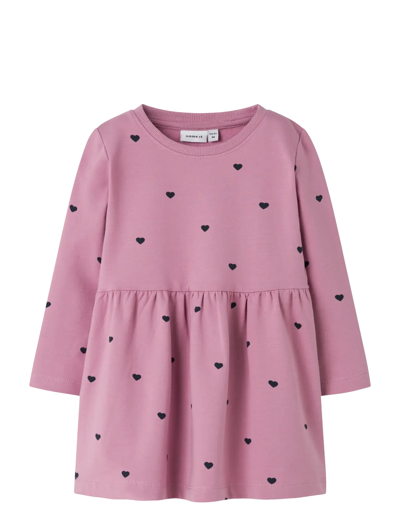 name it NMFDAVINA LS SWEAT BRU DRESS NOOS - Kjoler & Nederdele - MAUVE ORCHID / purple