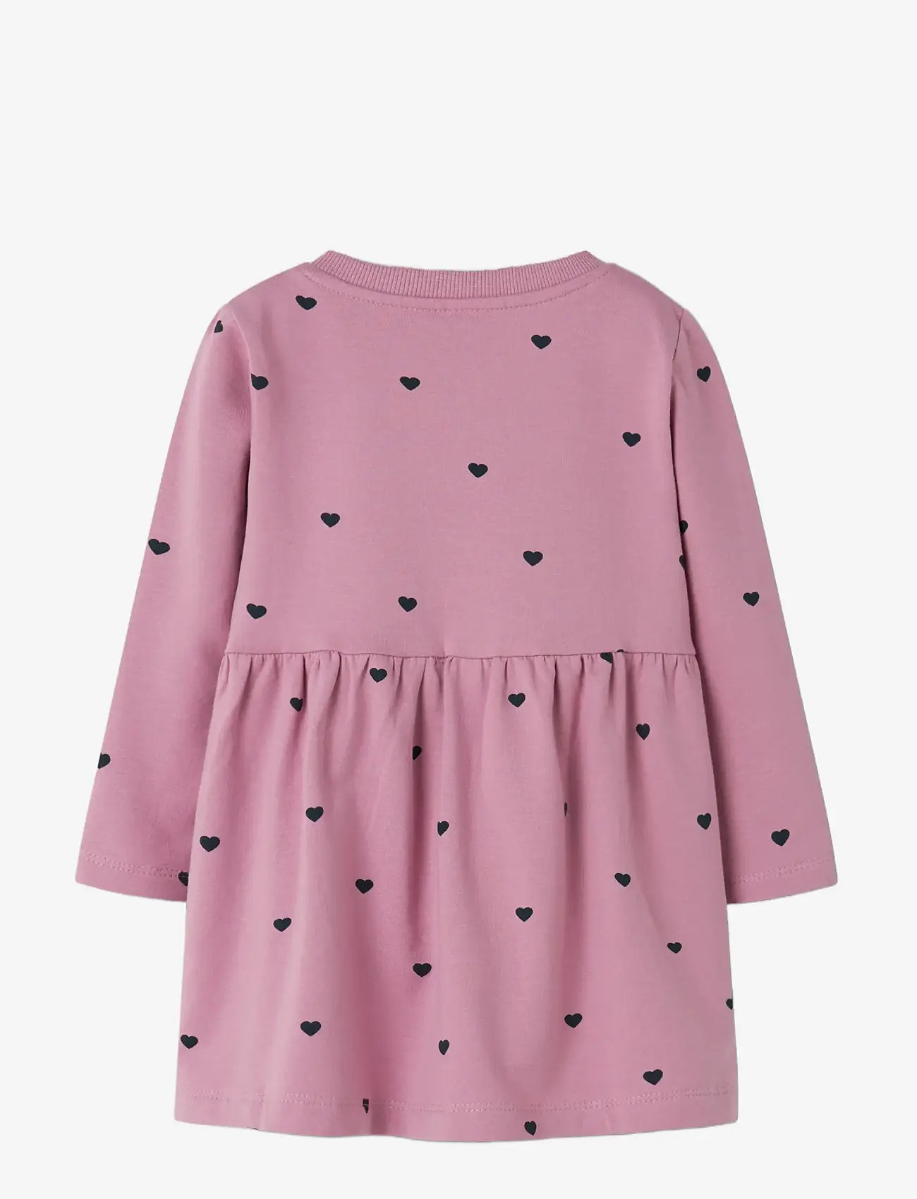 name it - NMFDAVINA LS SWEAT BRU DRESS NOOS - langærmede babykjoler - mauve orchid - 1