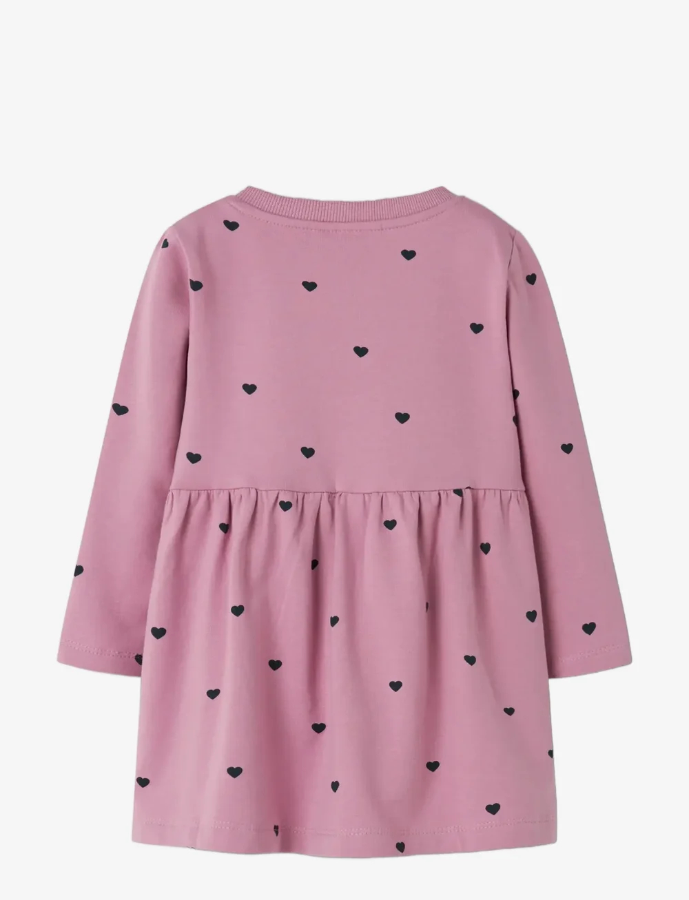 name it - NMFDAVINA LS SWEAT BRU DRESS NOOS - långärmade babyklänningar - mauve orchid - 1