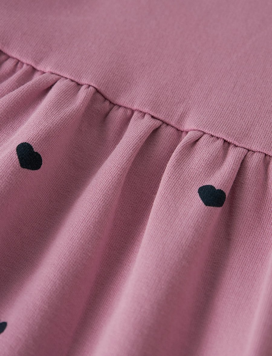 name it - NMFDAVINA LS SWEAT BRU DRESS NOOS - langärmelige babykleider - mauve orchid - 2