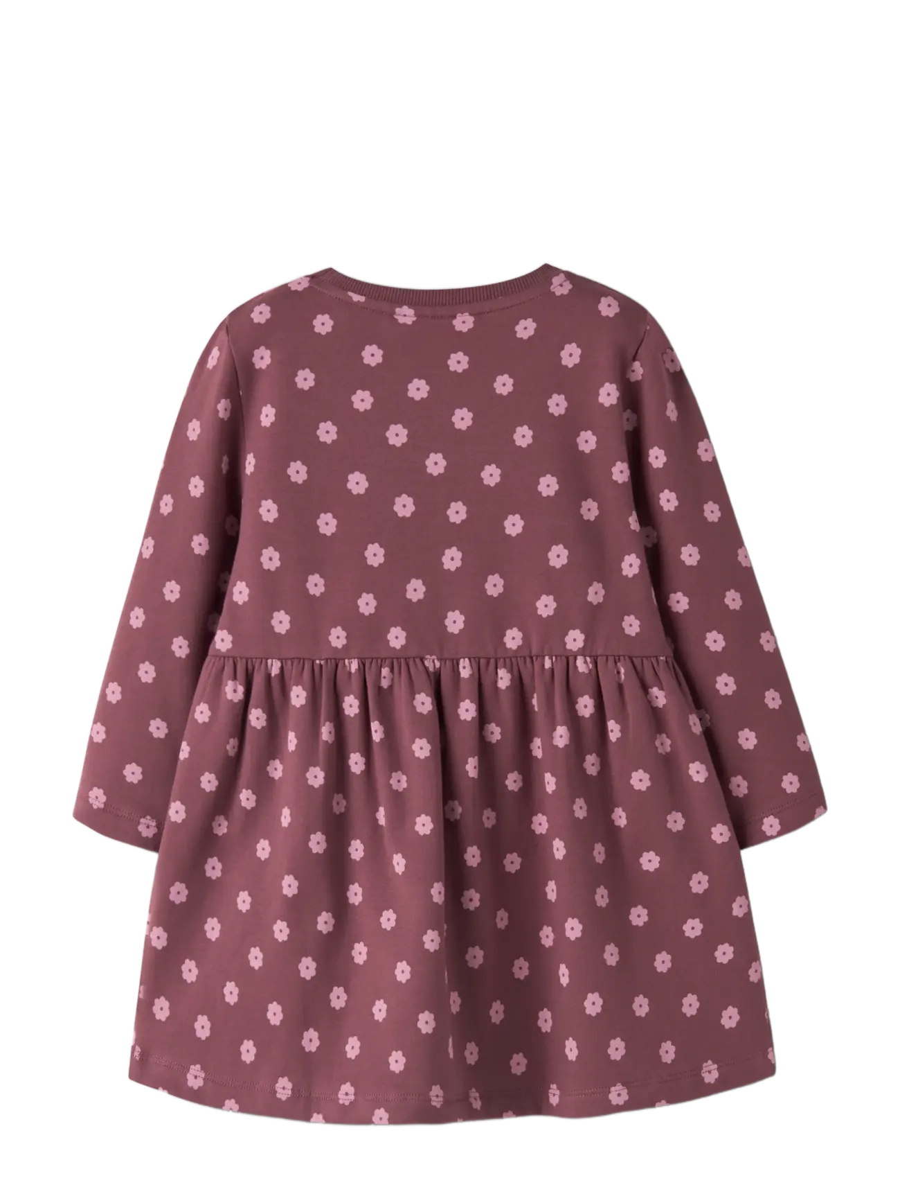 name it - NMFDAVINA LS SWEAT BRU DRESS NOOS - pikkade varrukatega beebikleidid - wild ginger - 1