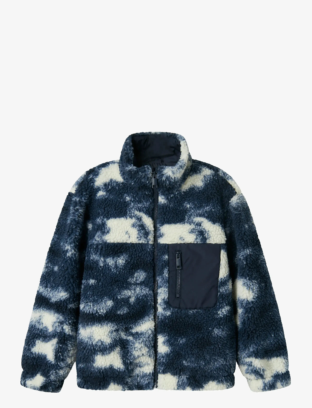 name it - NKMMILOU TEDDY JACKET - fleecejacken - navy blazer - 1