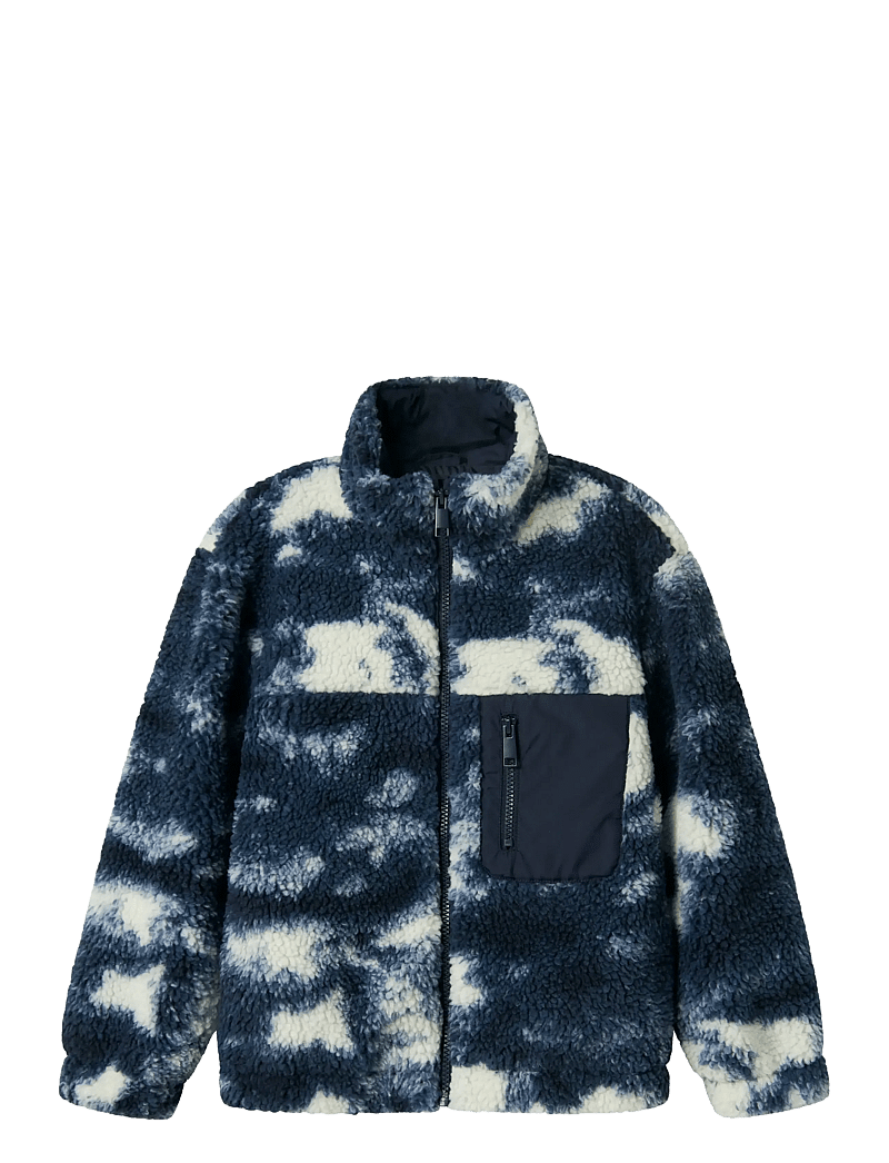 name it - NKMMILOU TEDDY JACKET - fleecejacken - navy blazer - 1