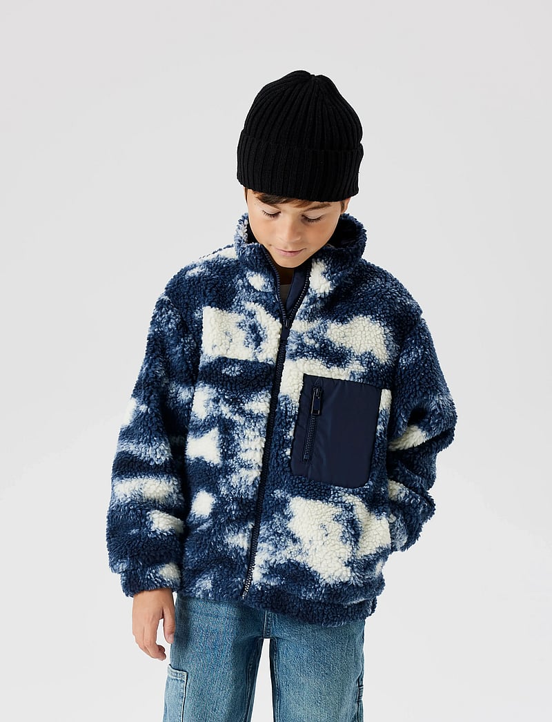 name it - NKMMILOU TEDDY JACKET - fleecejacken - navy blazer - 3