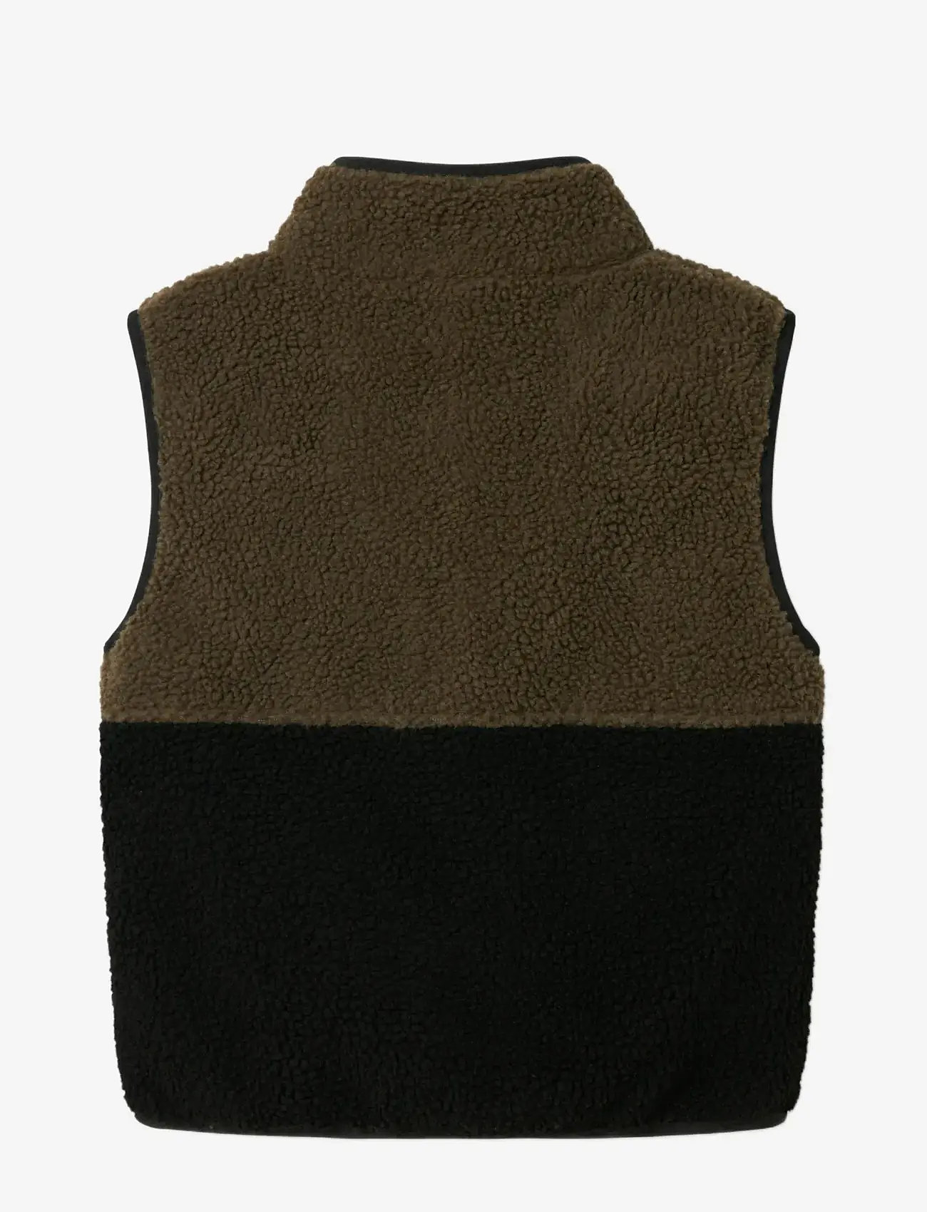 name it - NKMMALL TEDDY VEST2 - black - 2