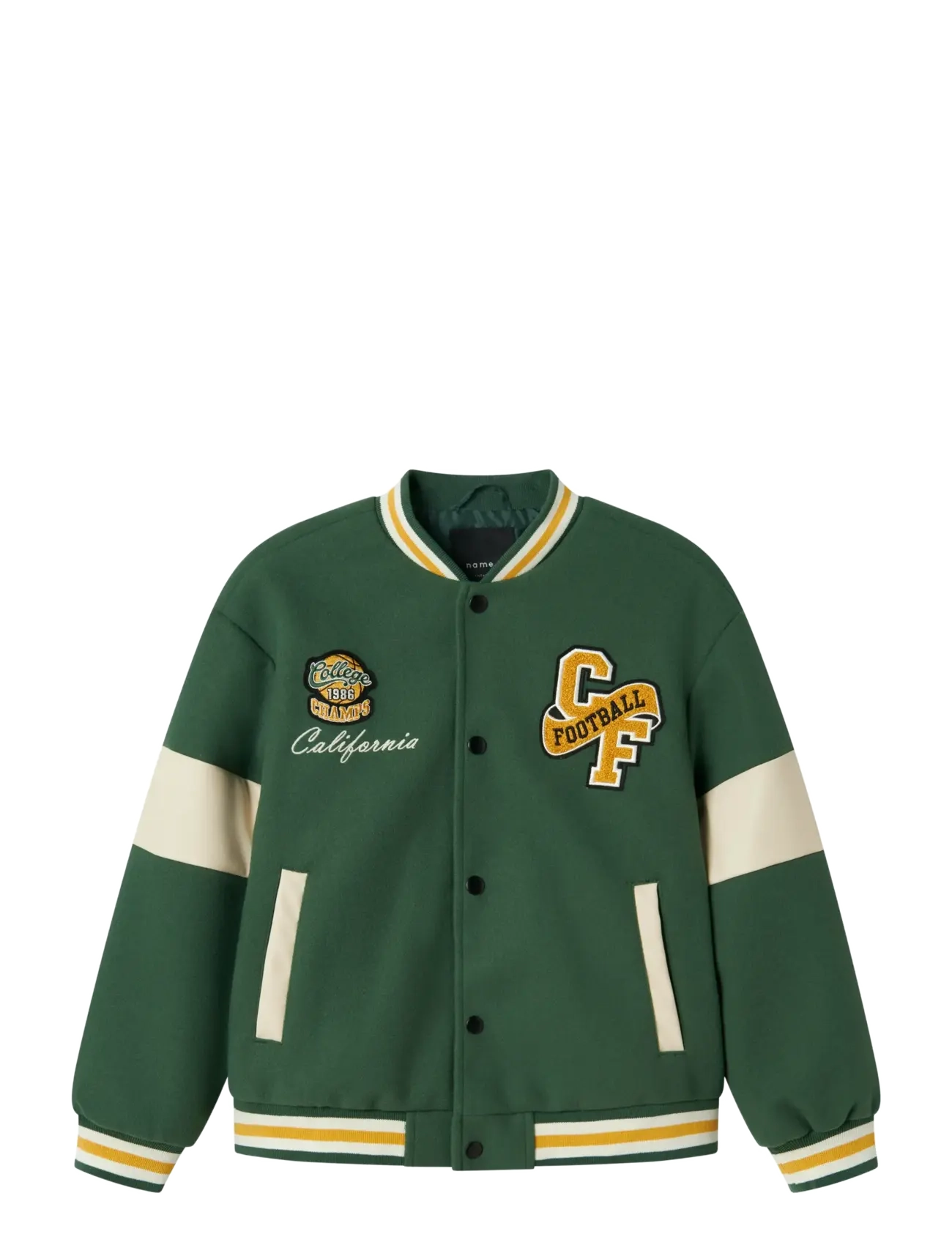 name it - NKMMIKADO BOMBER JACKET - dark green - 1