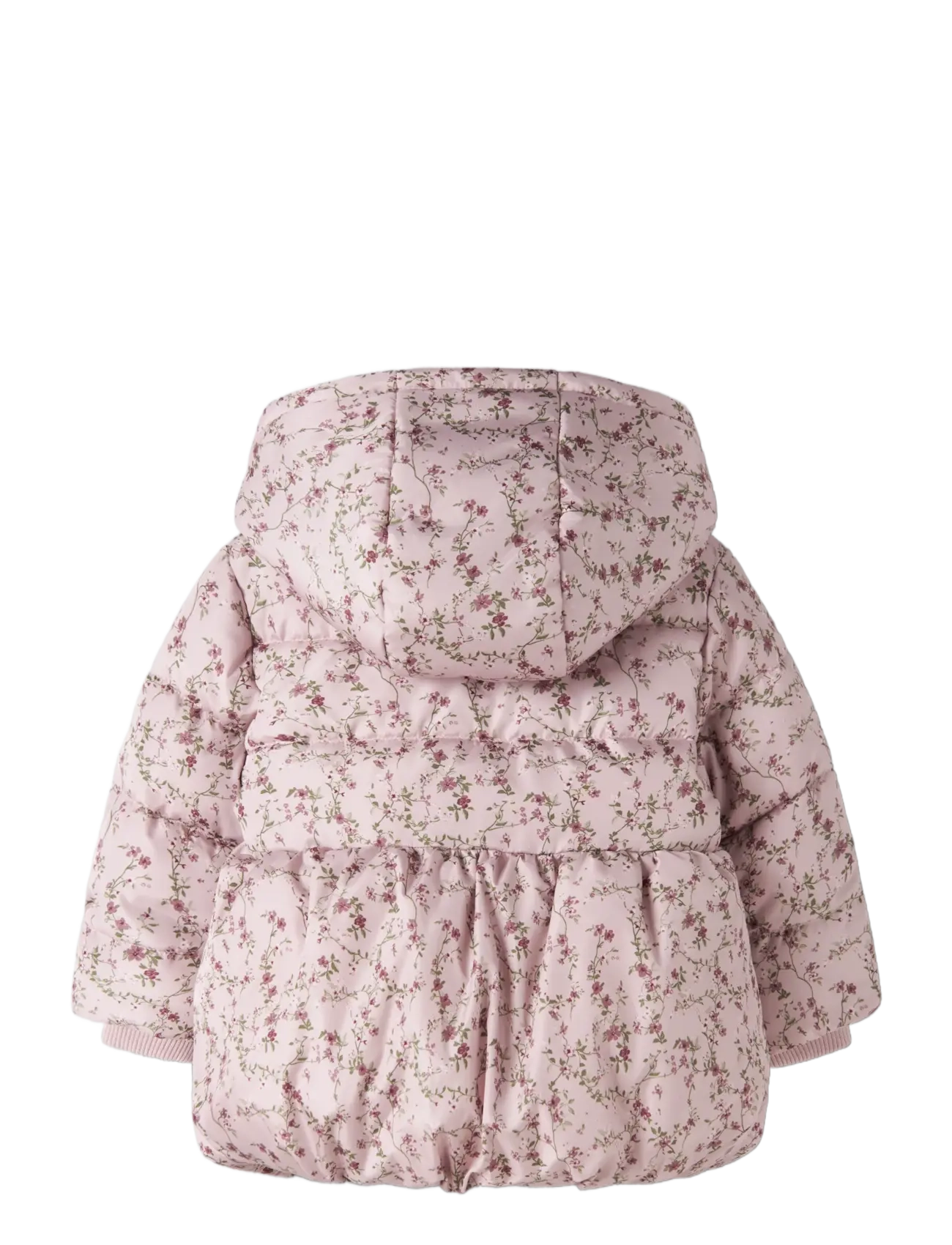 name it - NBFMAY PUFFER JACKET AOP FRILL - violet ice - 1