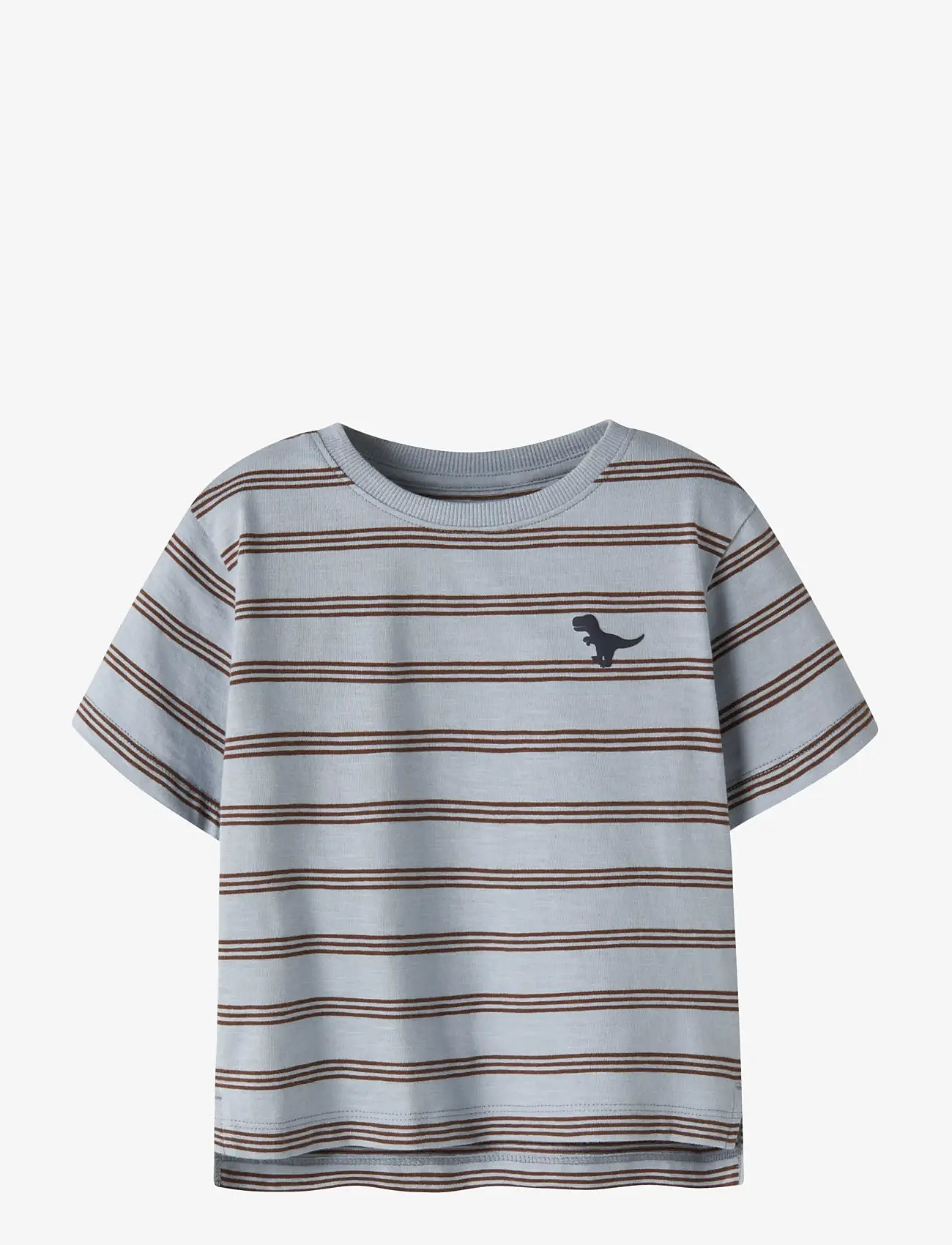 name it - NMMVOBY SS NREG TOP - short-sleeved t-shirts - blue fog - 0