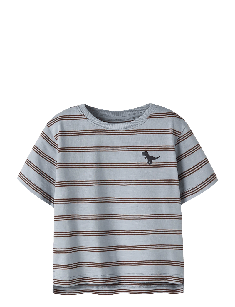 name it - NMMVOBY SS NREG TOP - short-sleeved t-shirts - blue fog - 0