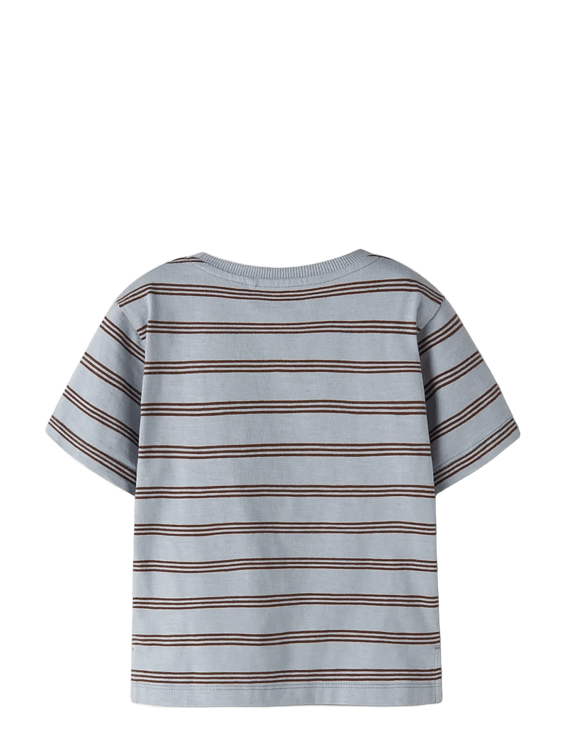 name it - NMMVOBY SS NREG TOP - short-sleeved t-shirts - blue fog - 1