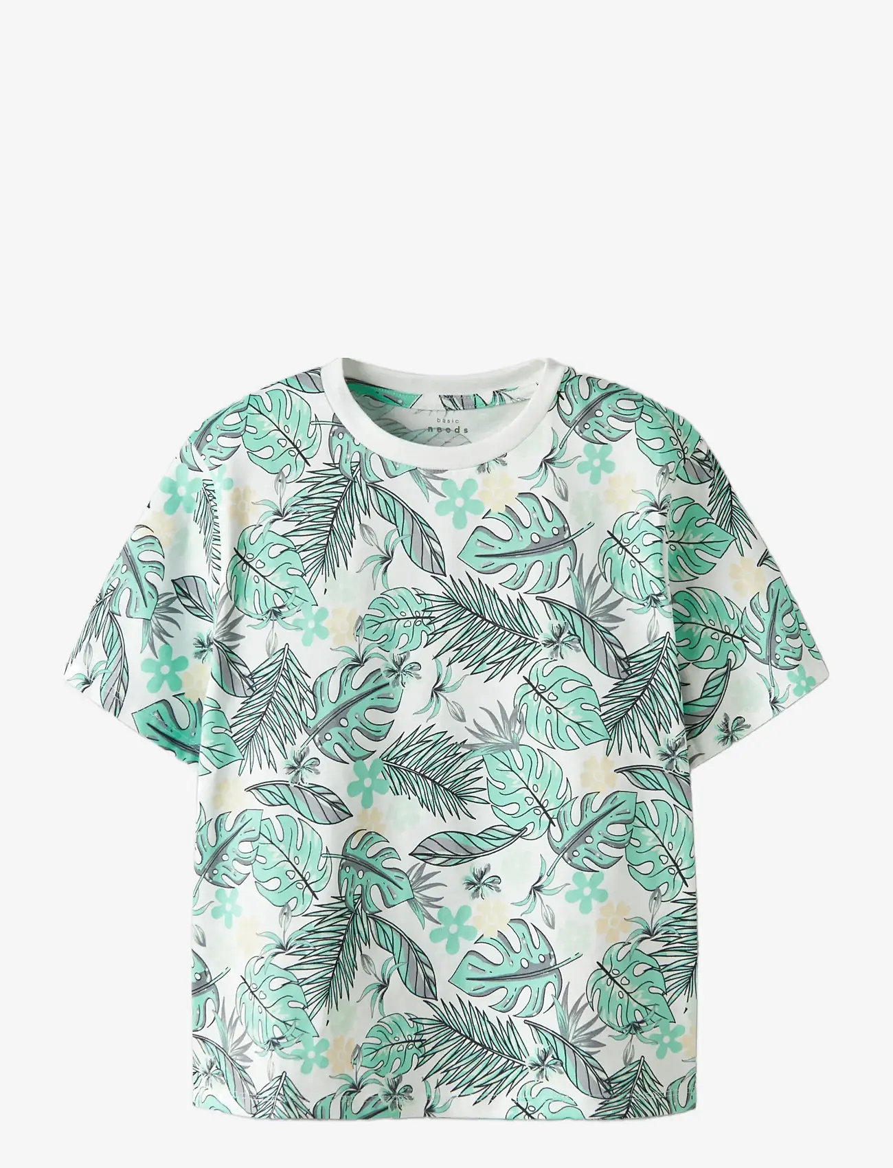 name it - NKMVALMAS SS NREG TOP - kurzärmelige - bright white - 1