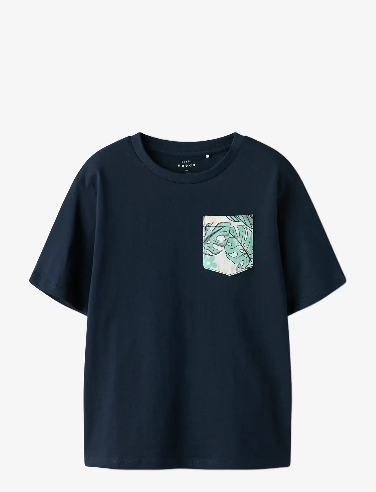 name it - NKMVALMAS SS NREG TOP - lühikeste varrukatega t-särgid - navy blazer - 0