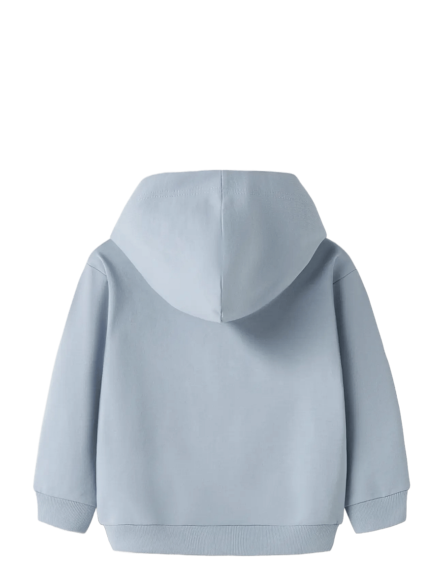 name it - NMMVALON LS NREG SWE CARD WH UNB - kapuzenpullover - blue fog - 1
