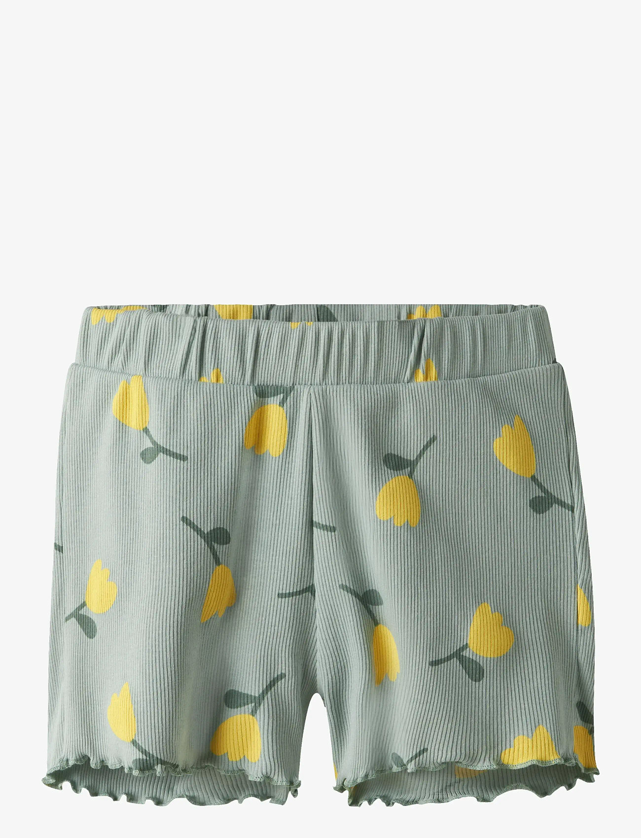 name it - NMFVEMMA AOP SHORTS - laveste priser - aqua gray - 0