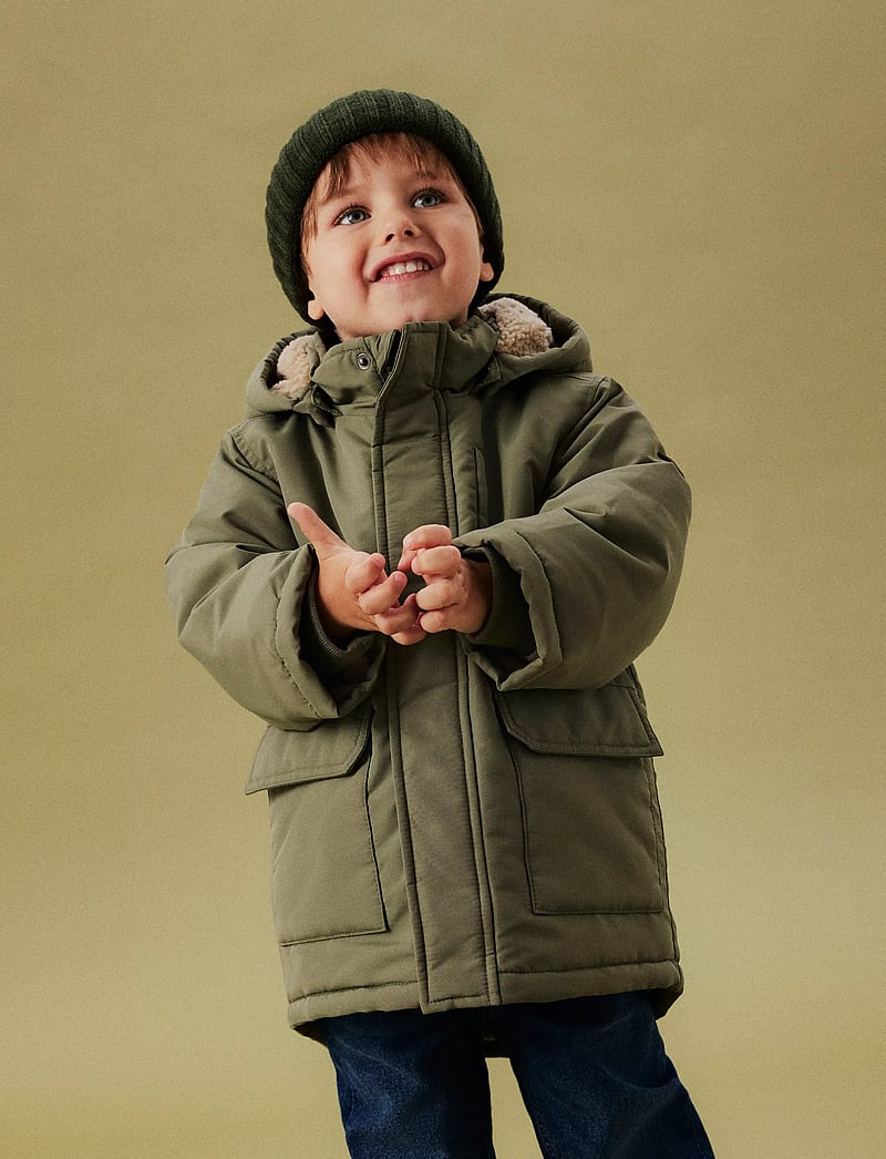 name it - NMMMARLOW PARKA JACKET PB - dusty olive - 0