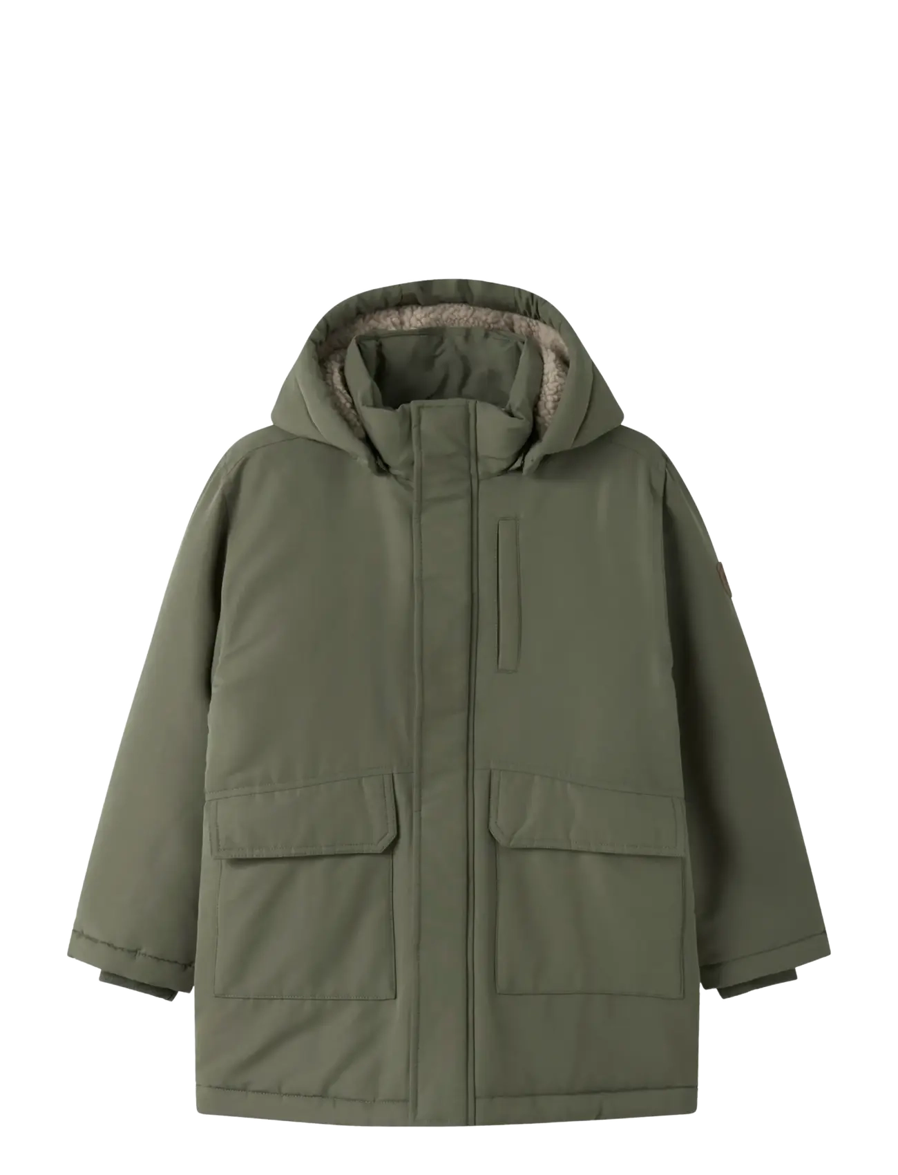 NAME IT Nkmmarlow Parka Jacke Pb Khaki - 158 - Kinder