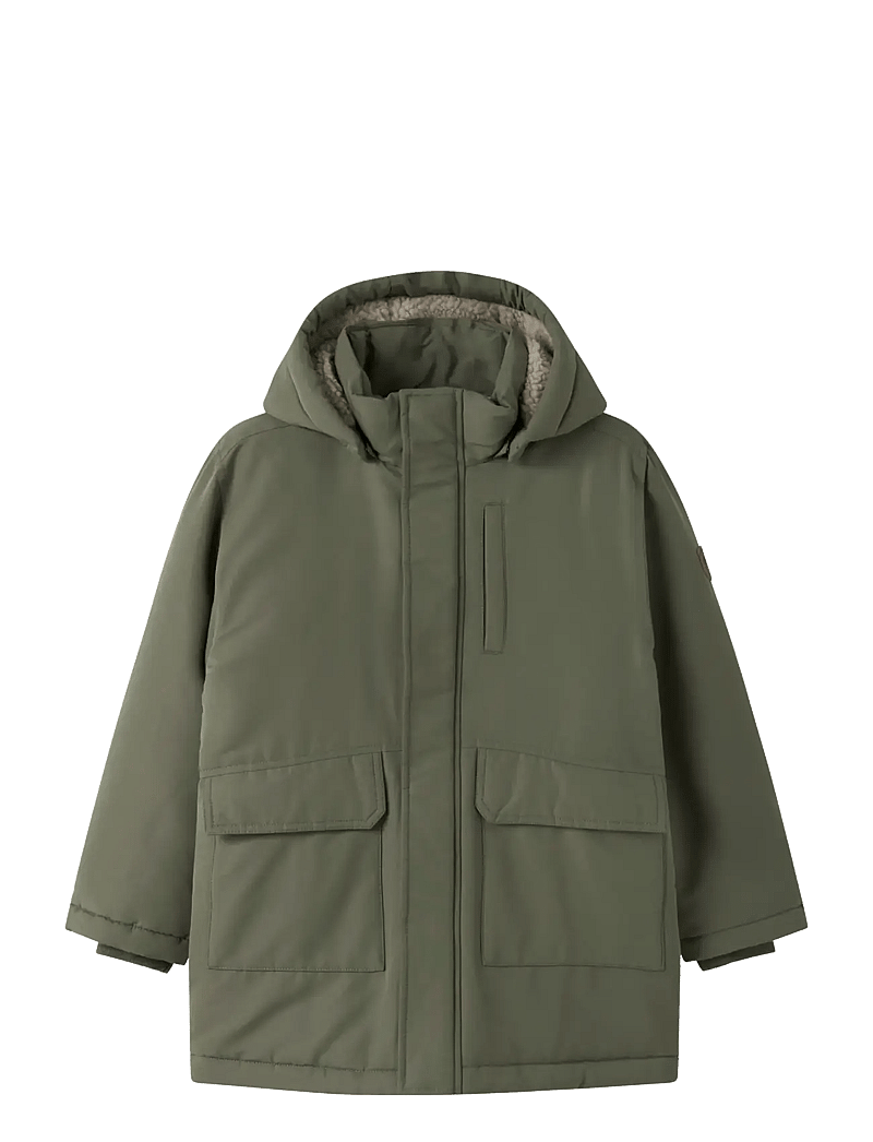 name it - NKMMARLOW PARKA JACKET PB - parkas - dusty olive - 0