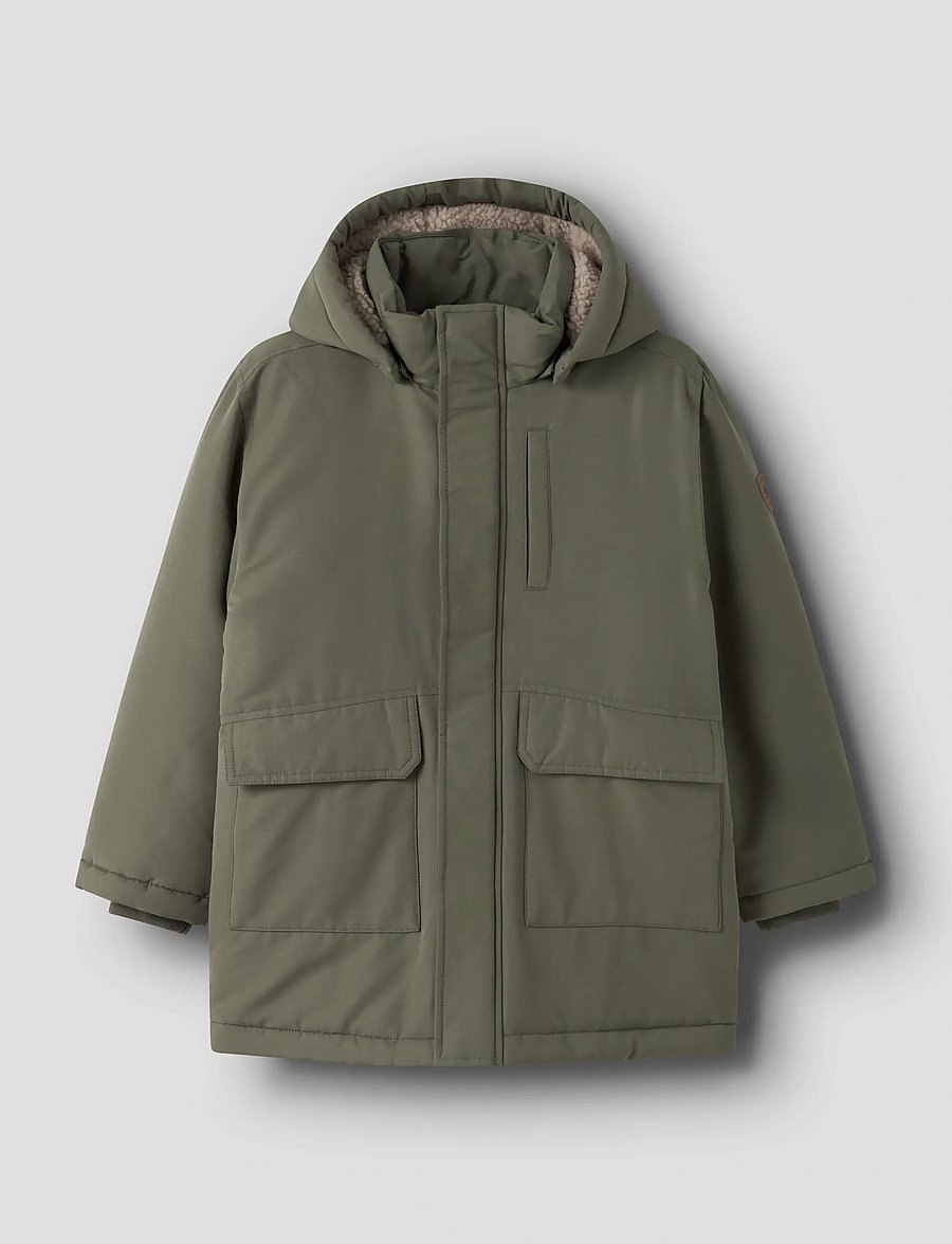name it - NKMMARLOW PARKA JACKET PB - parkas - dusty olive - 0