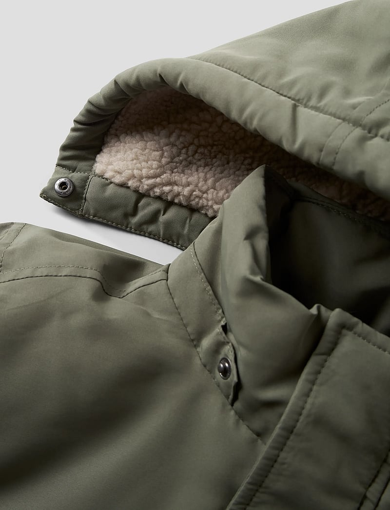 name it - NKMMARLOW PARKA JACKET PB - parkas - dusty olive - 4