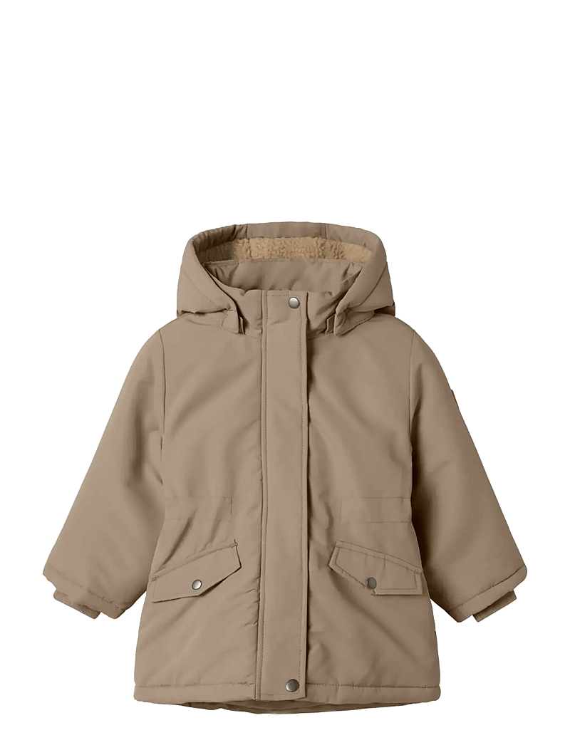 name it - NMFMARLOW PARKA JACKET PB - dunjackor & fodrade jackor - silver mink - 0