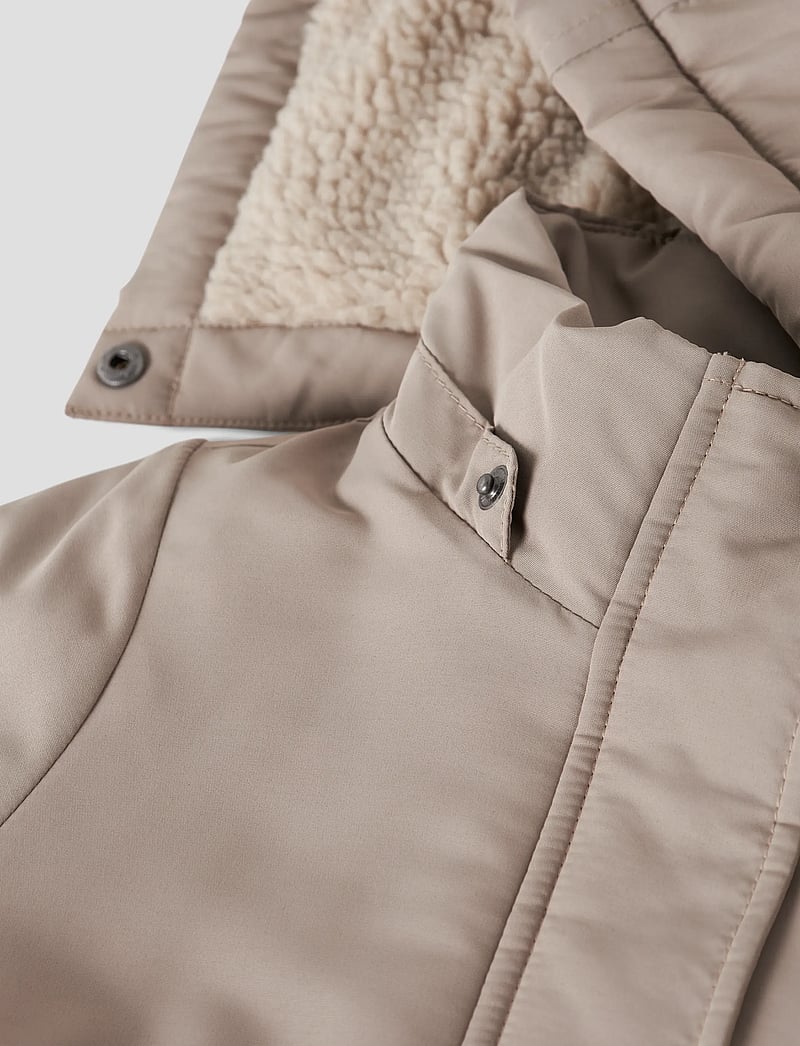 name it - NMFMARLOW PARKA JACKET PB - puhvis ja polsterdatud - silver mink - 4