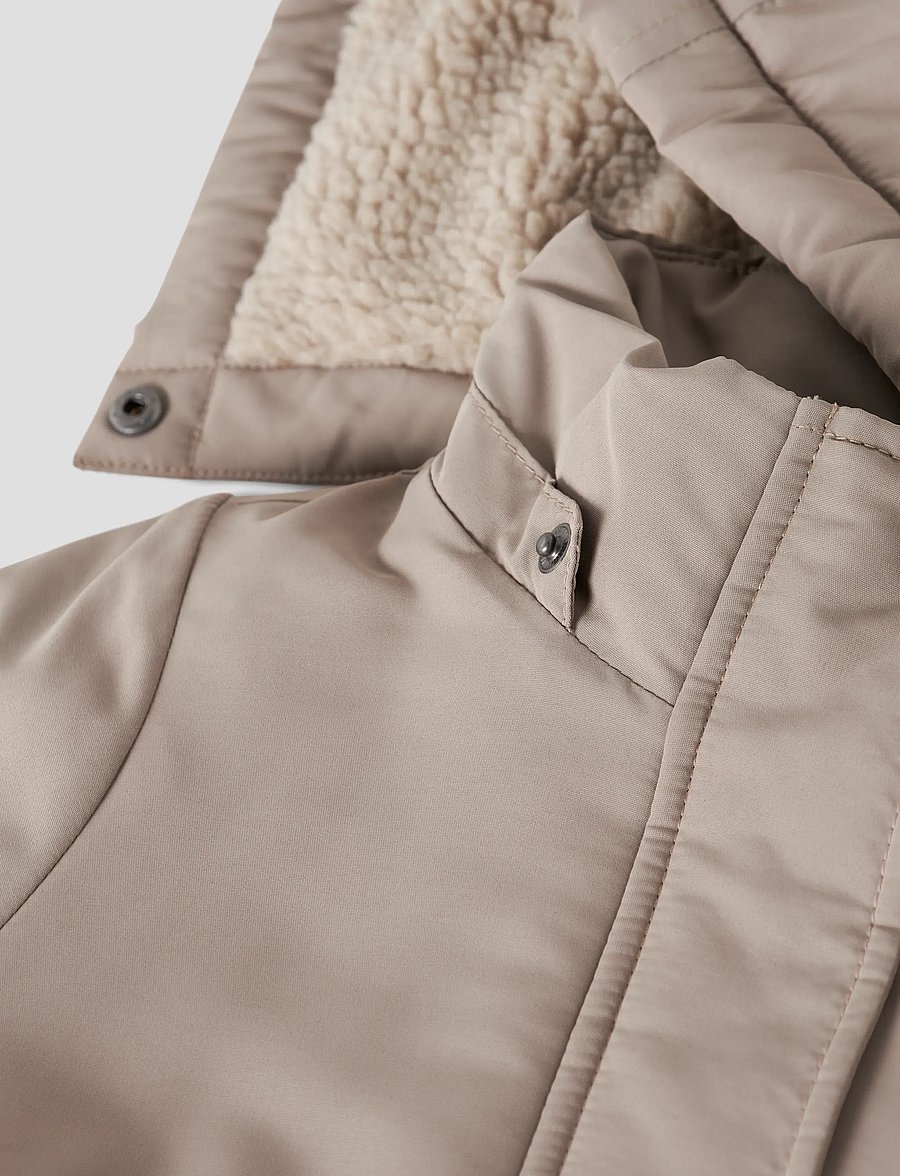 name it - NMFMARLOW PARKA JACKET PB - veste rembourrée - silver mink - 4