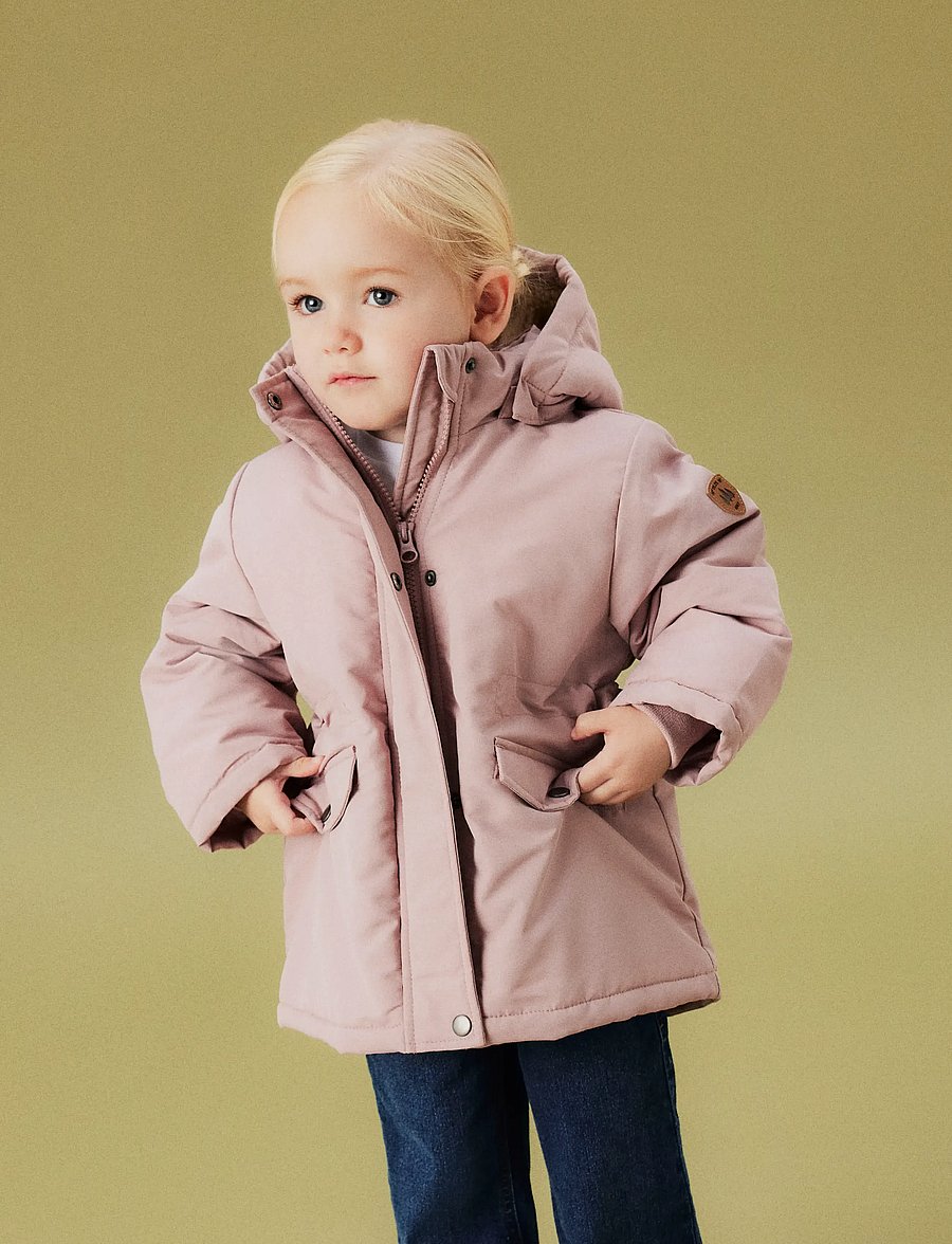name it - NMFMARLOW PARKA JACKET PB - daunen- und steppjacken - woodrose - 0