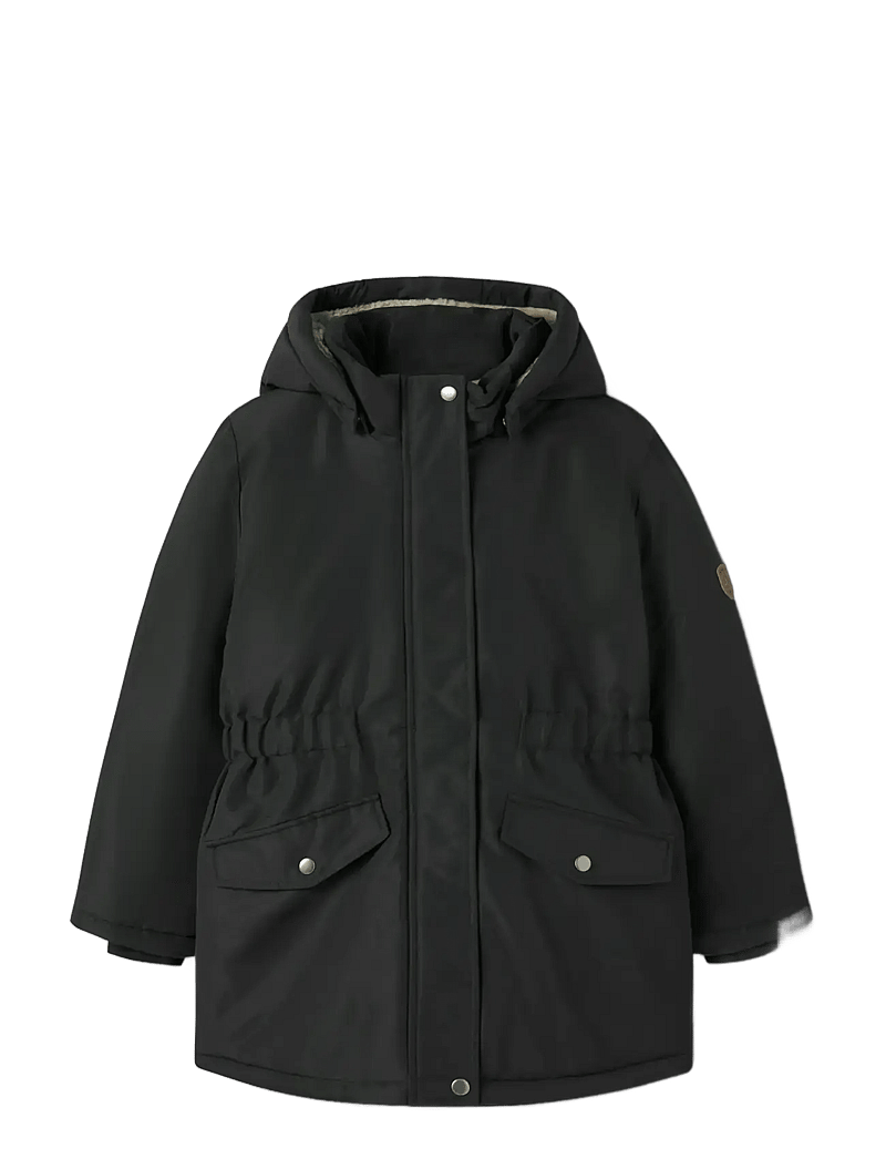 name it - NKFMARLOW PARKA JACKET PB - parkas - black - 0