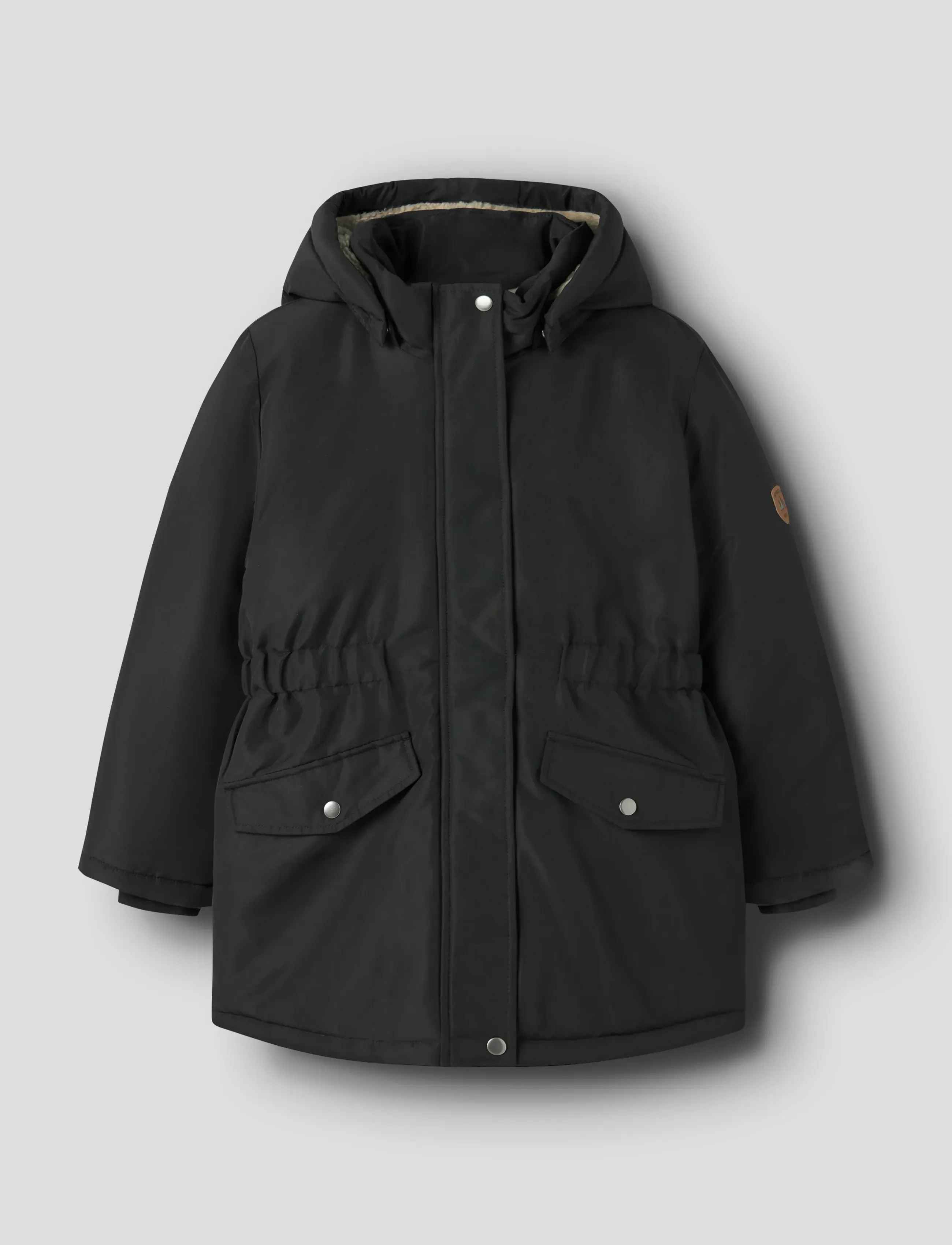 name it Nkfmarlow Parka Jacket Pb, 164, Jackets & Coats, Schwarz - Jackets, Kinder