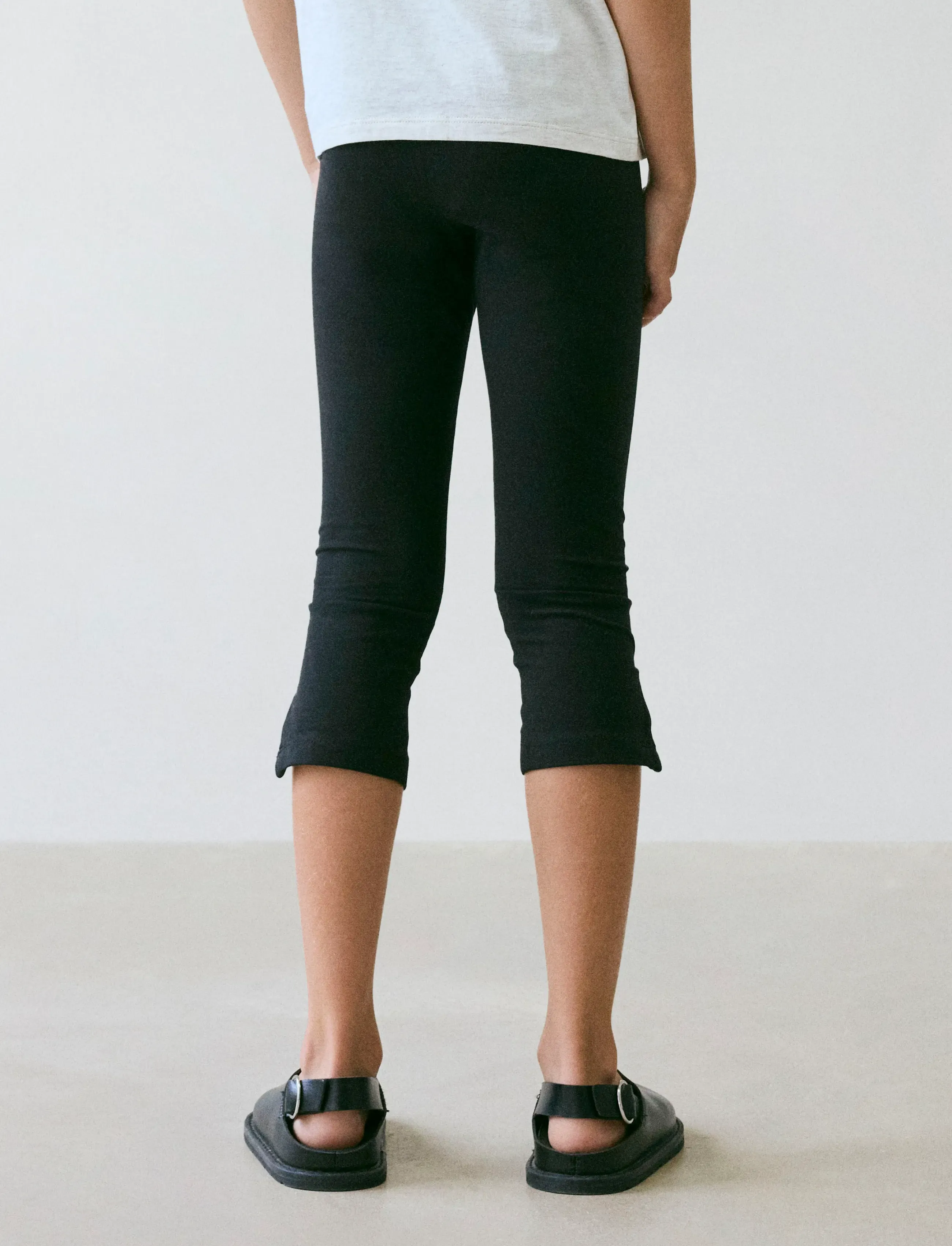 name it - NKFJENNELA CAPRI LEGGING - leggings - black - 4