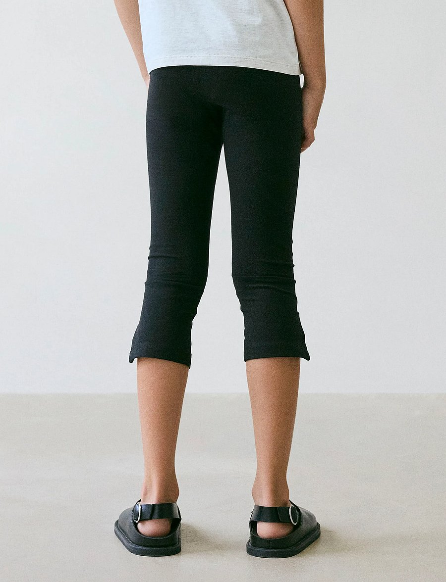 name it - NKFJENNELA CAPRI LEGGING - leggings - black - 4