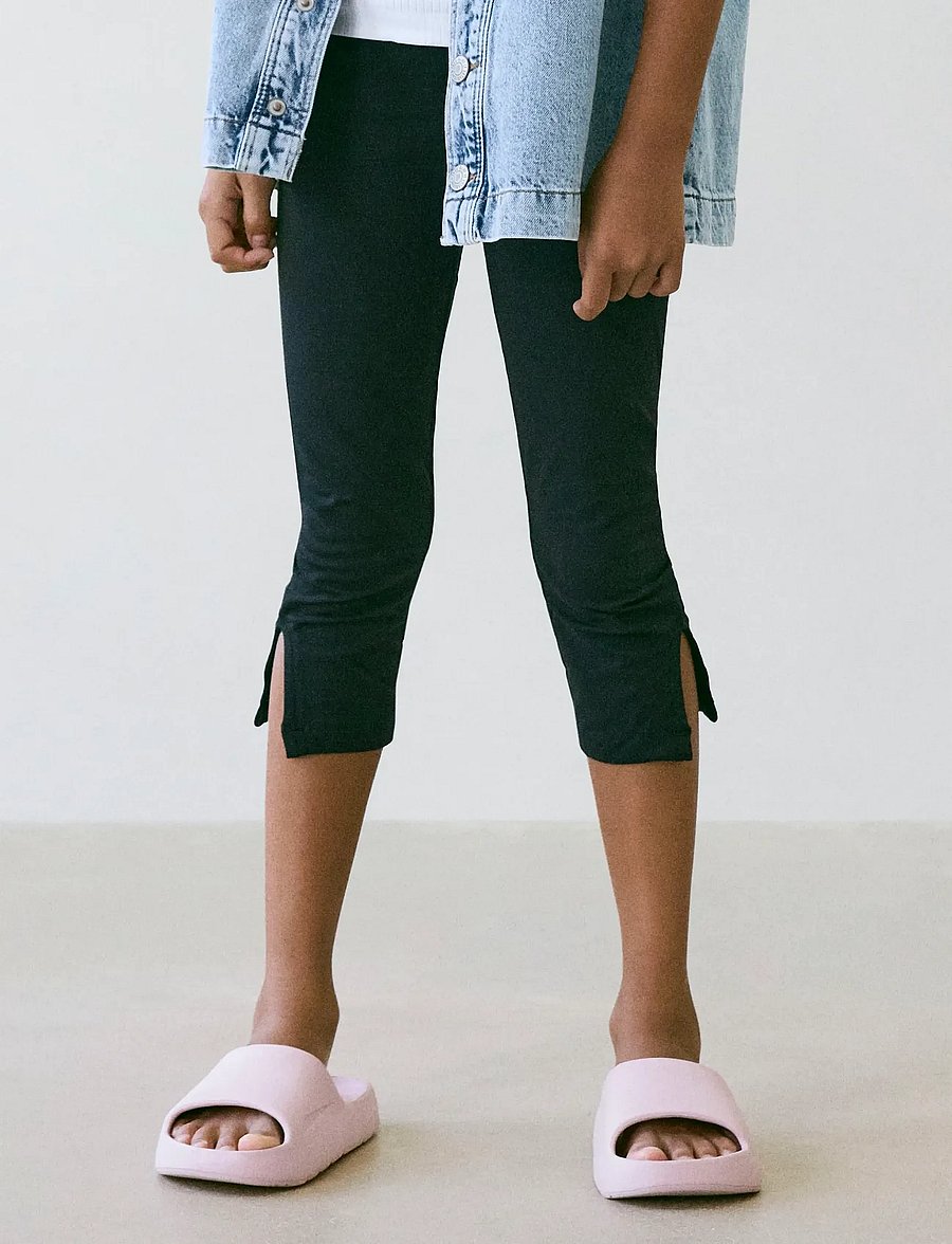 name it - NKFJENNELA CAPRI LEGGING - leggings - black - 5