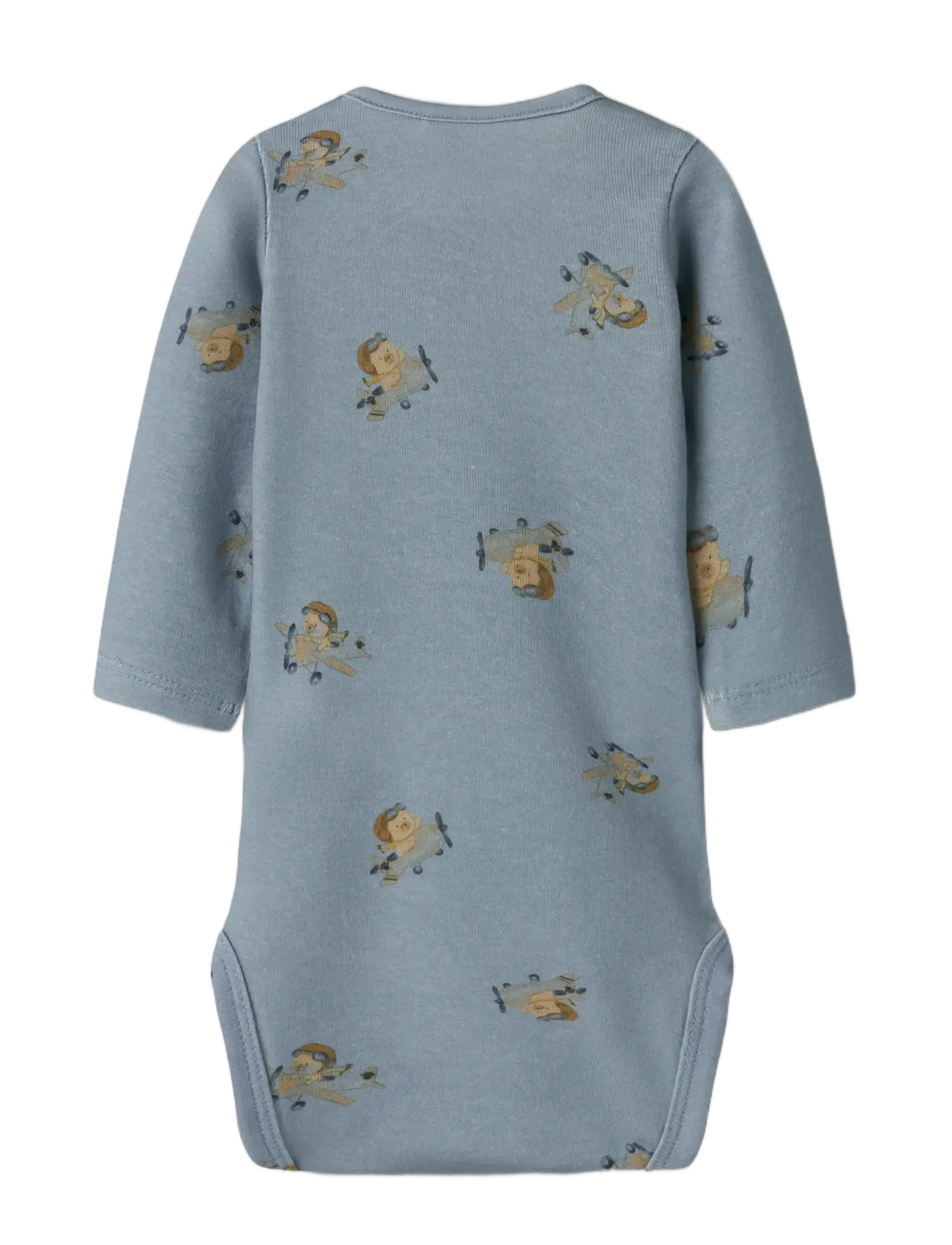 name it - NBMKINOK LS BODY - långärmade bodies - dusty blue - 2