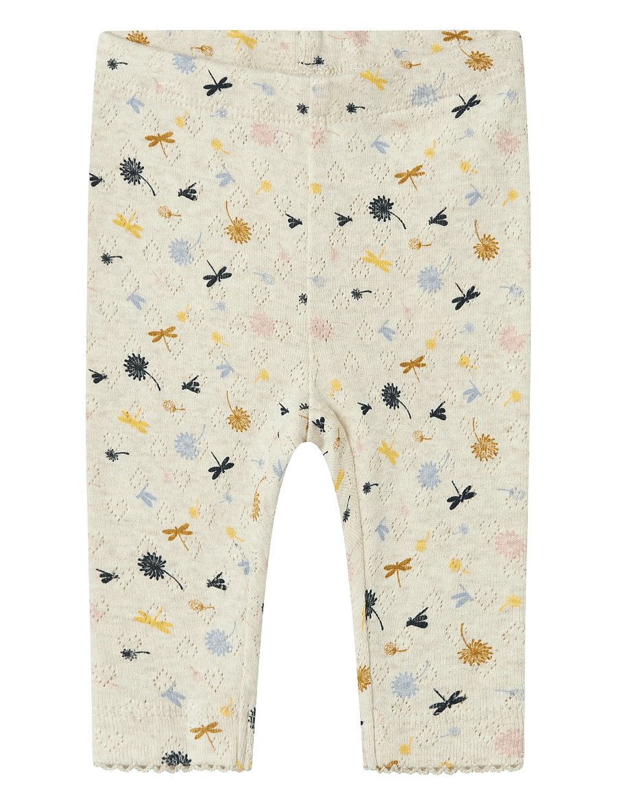 name it - NBFKORAL LEGGING - leggings - peyote melange - 0
