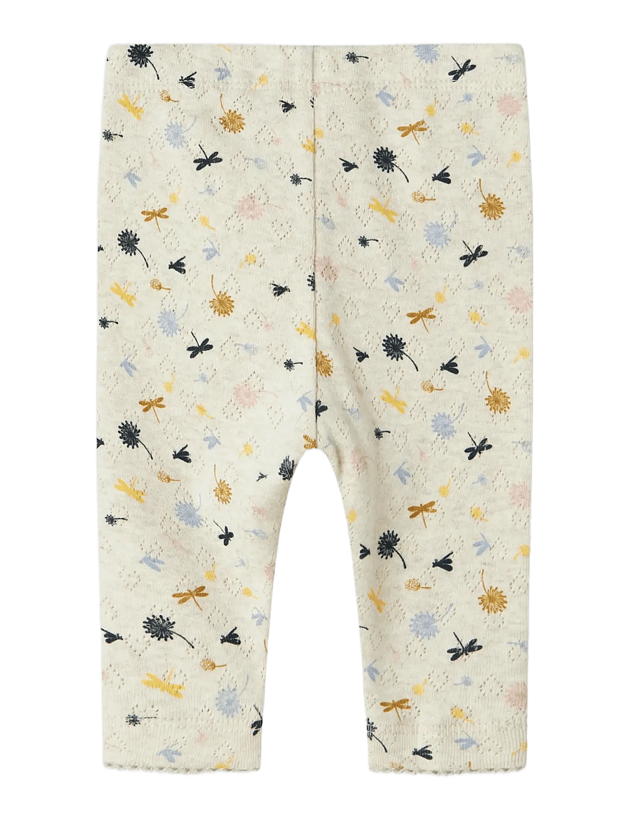 name it - NBFKORAL LEGGING - leggings - peyote melange - 1