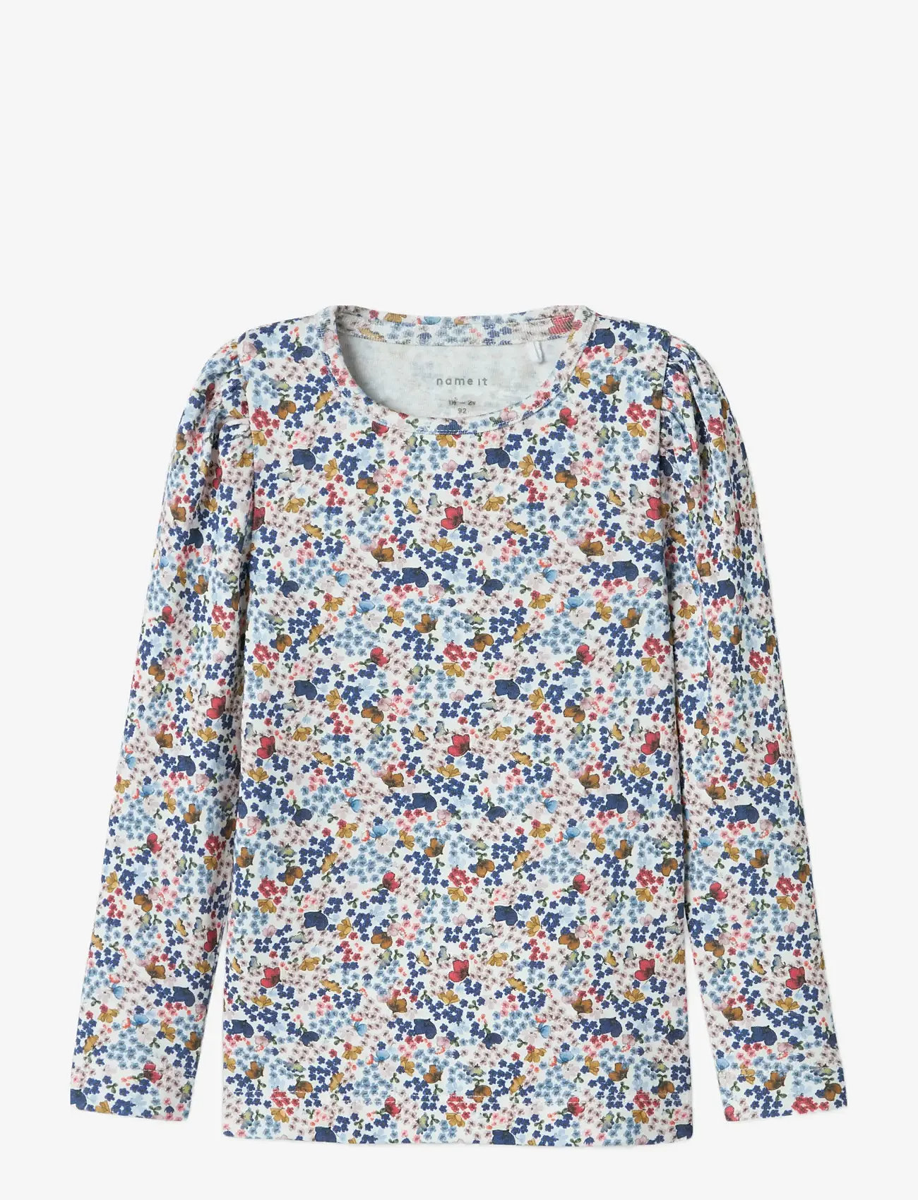 name it - NMFKYLA LS XSL TOP - efterårstøj - cloud dancer - 0