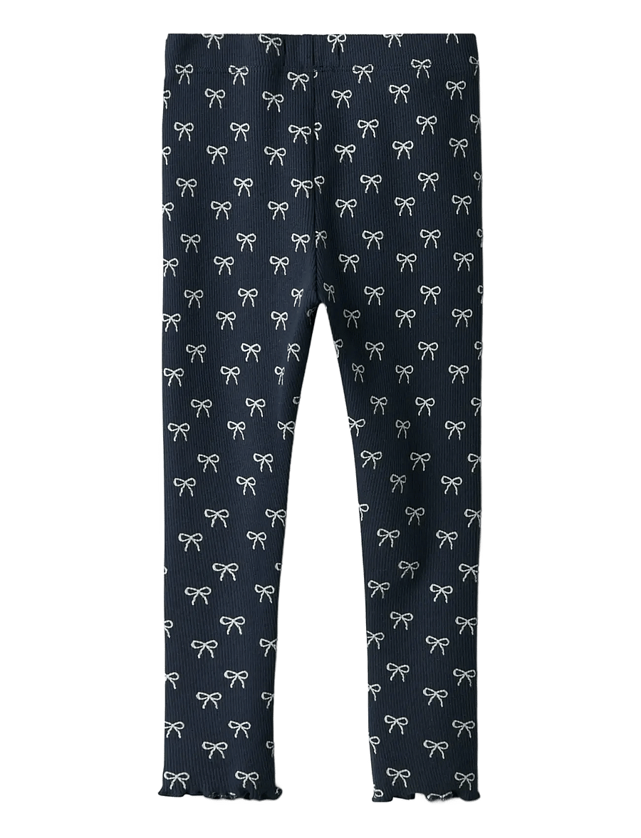 name it - NMFKARINNA XSL LEGGING - leggings - navy blazer - 2