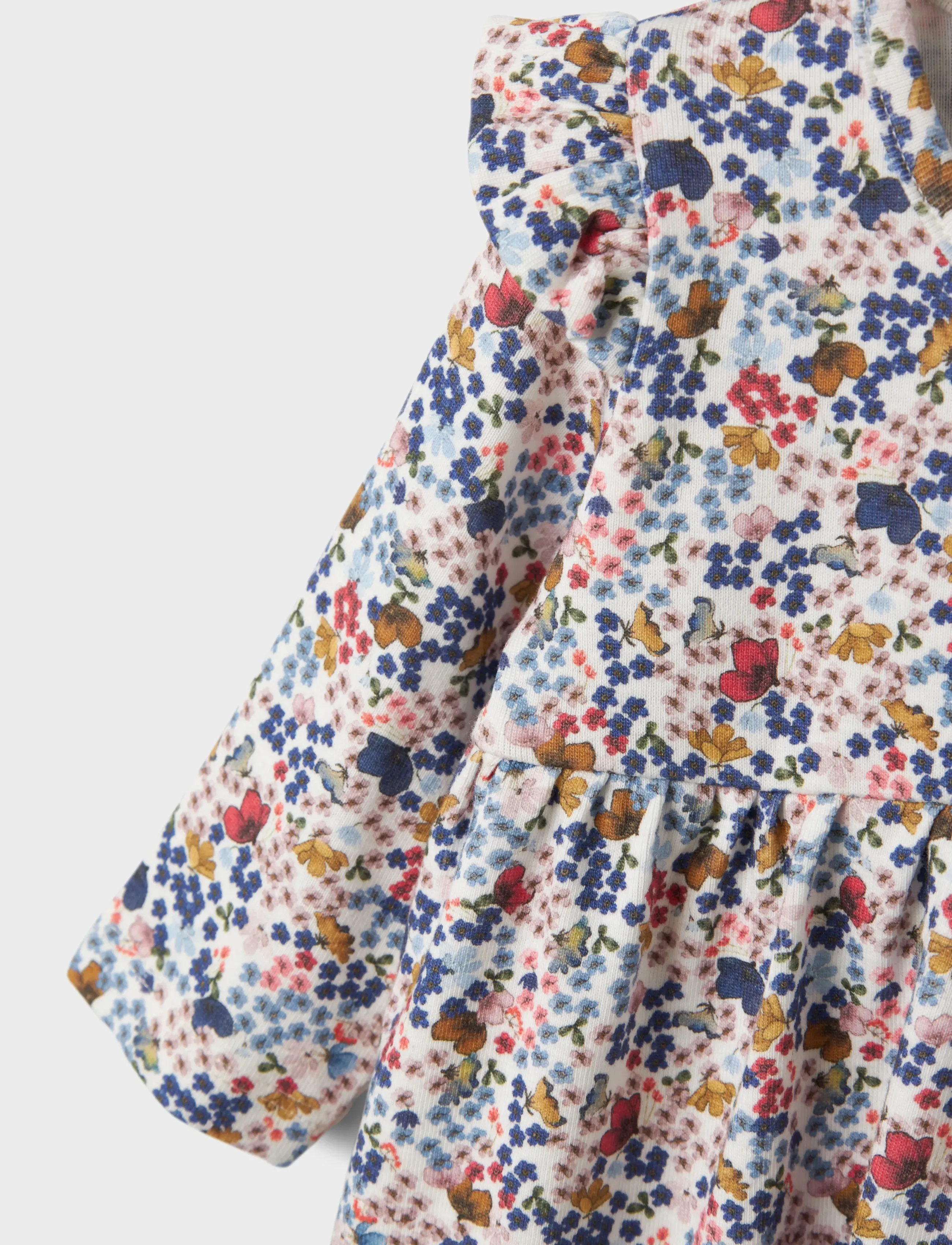 name it - NBFKORRA LS DRESS - langærmede babykjoler - cloud dancer - 3