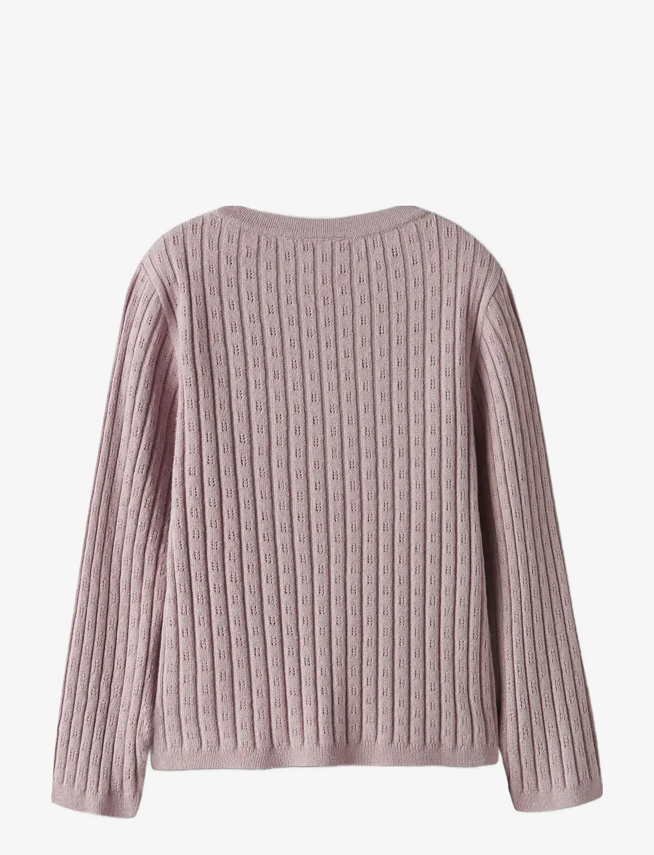 name it - NMFKIND LS KNIT CARD - koftor - burnished lilac - 1