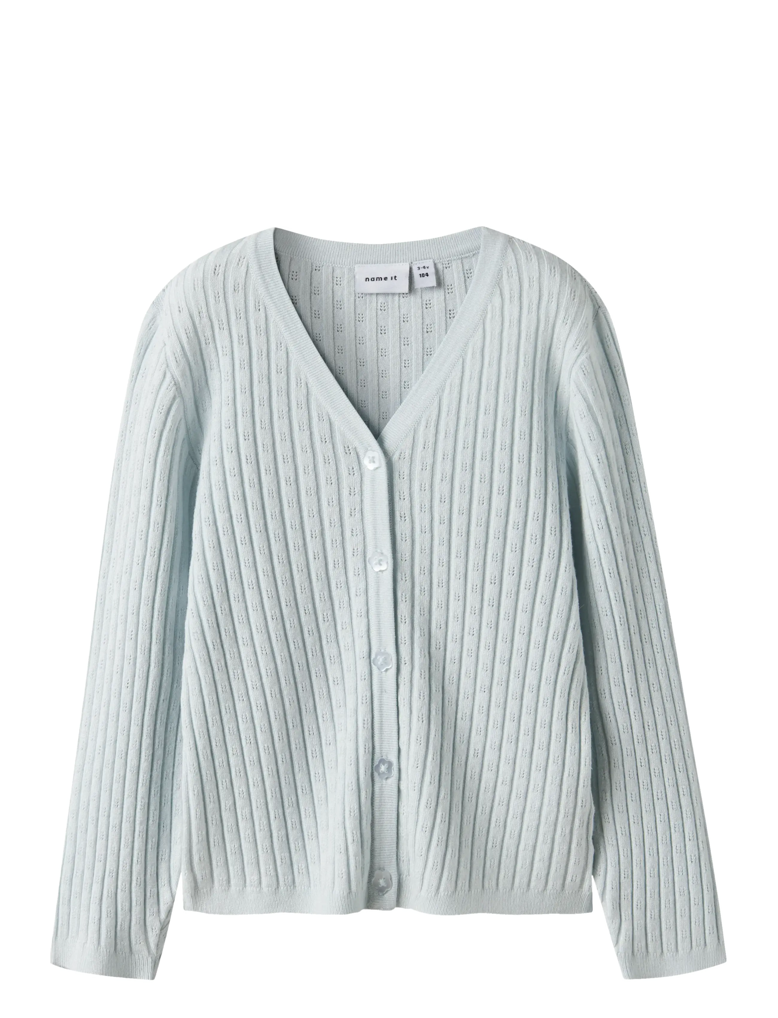 name it NMFKIND LS KNIT CARD - Strickmode - COUNTRY AIR / blue